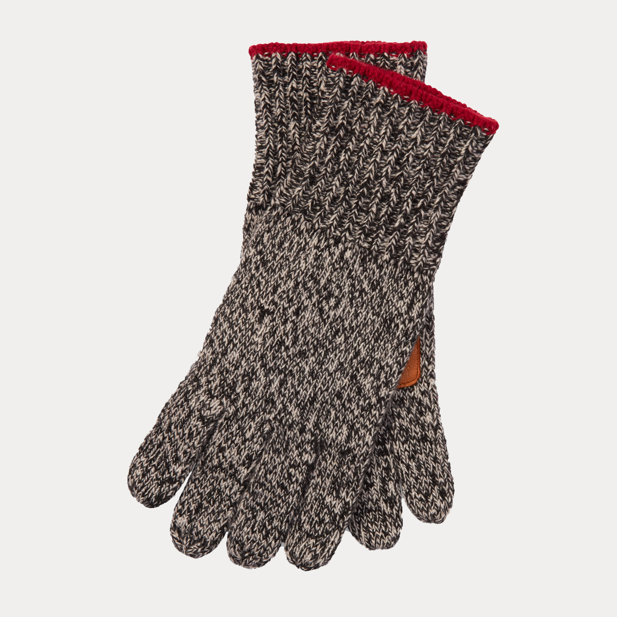 Deerskin-Palm Knit Gloves