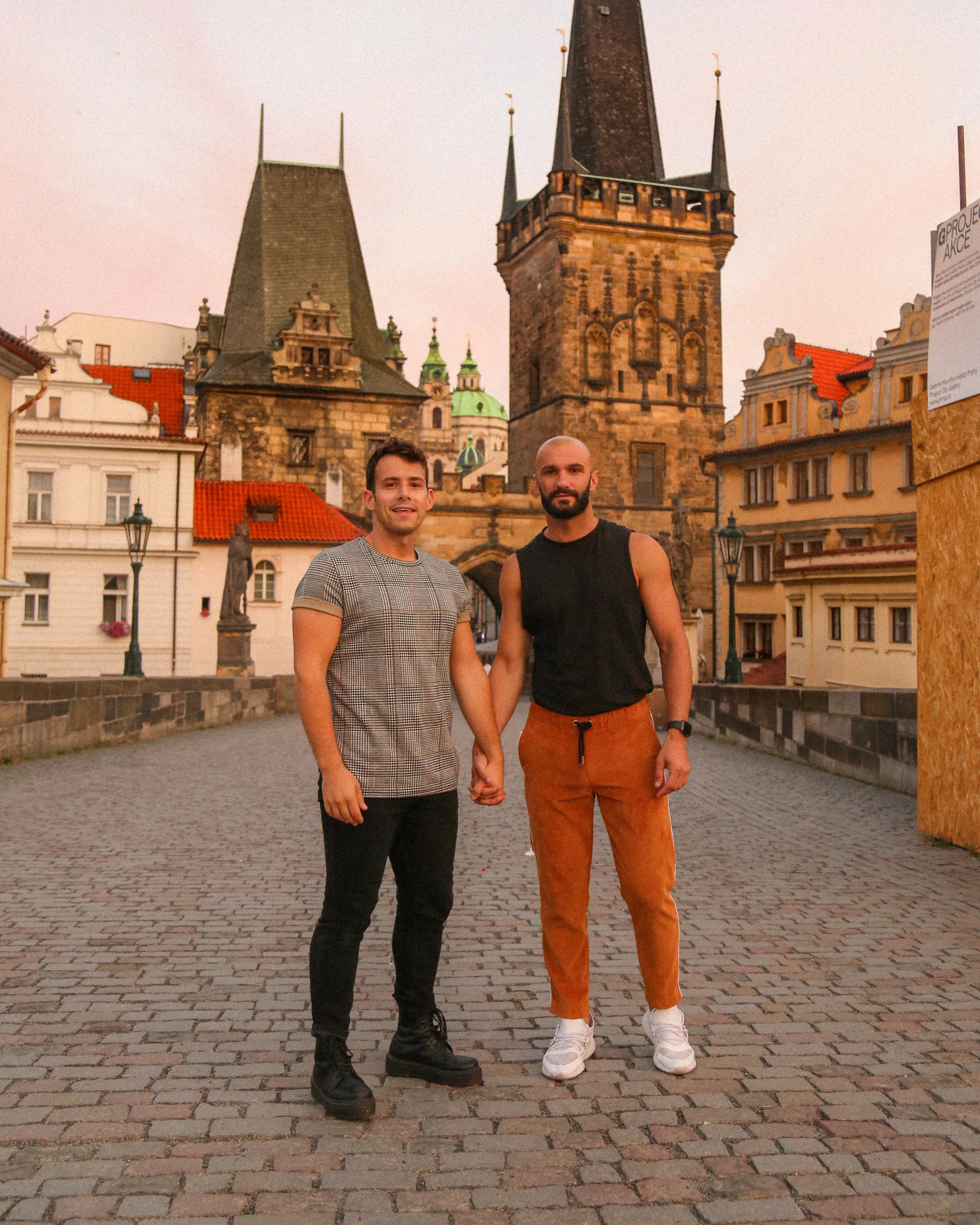 Charles Bridge at sunrise!