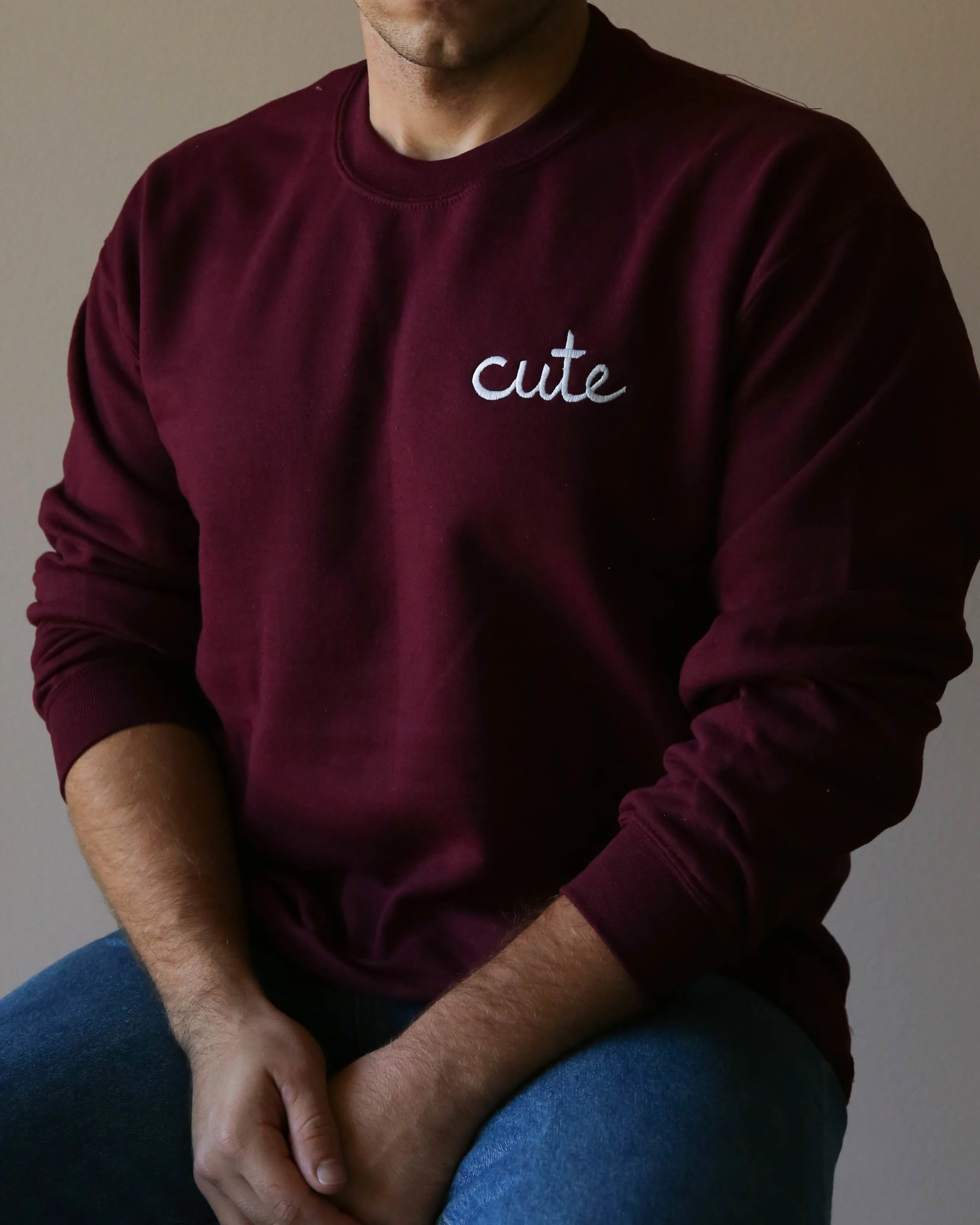 cute embroidered sweatshirts