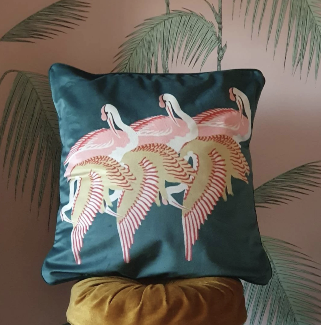 Deco Crane Cushion