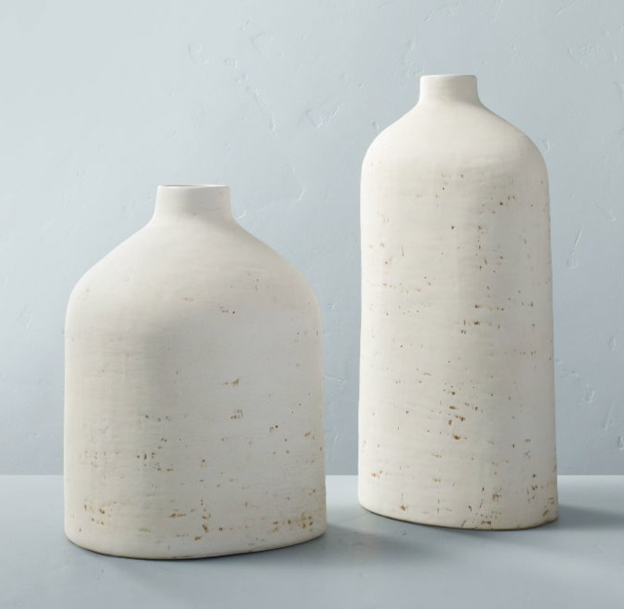 Ceramic Vases in Natural White