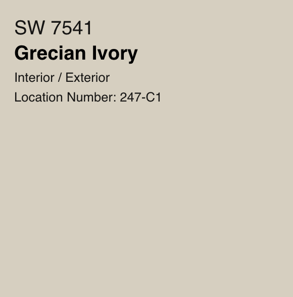 Grecian Ivory by Sherwin-Williams
