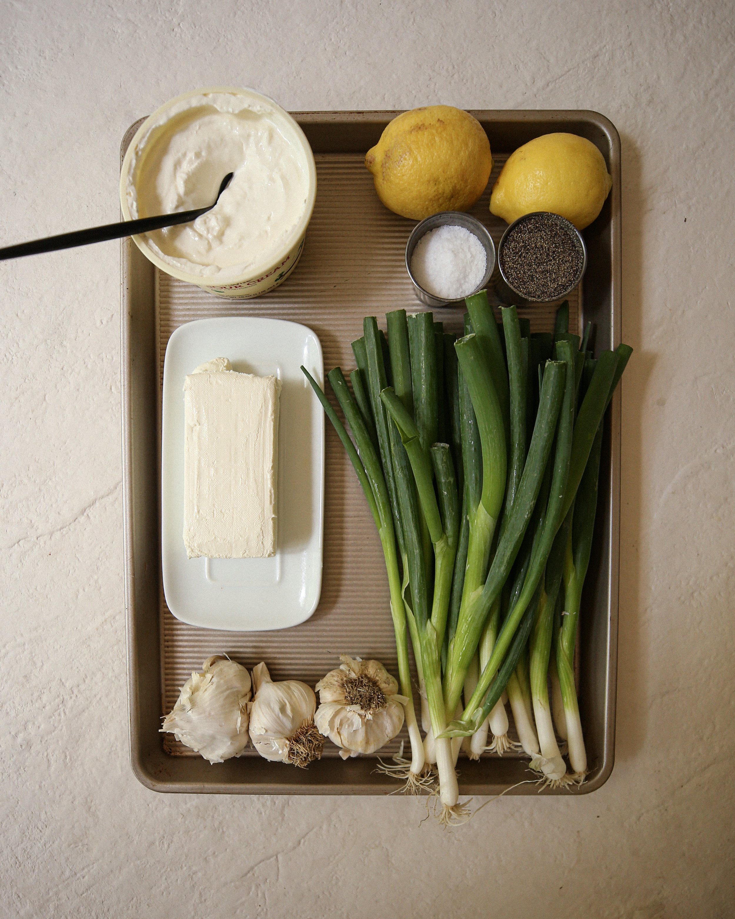Garlic Lovers' Spring Onion Dip — Probably This