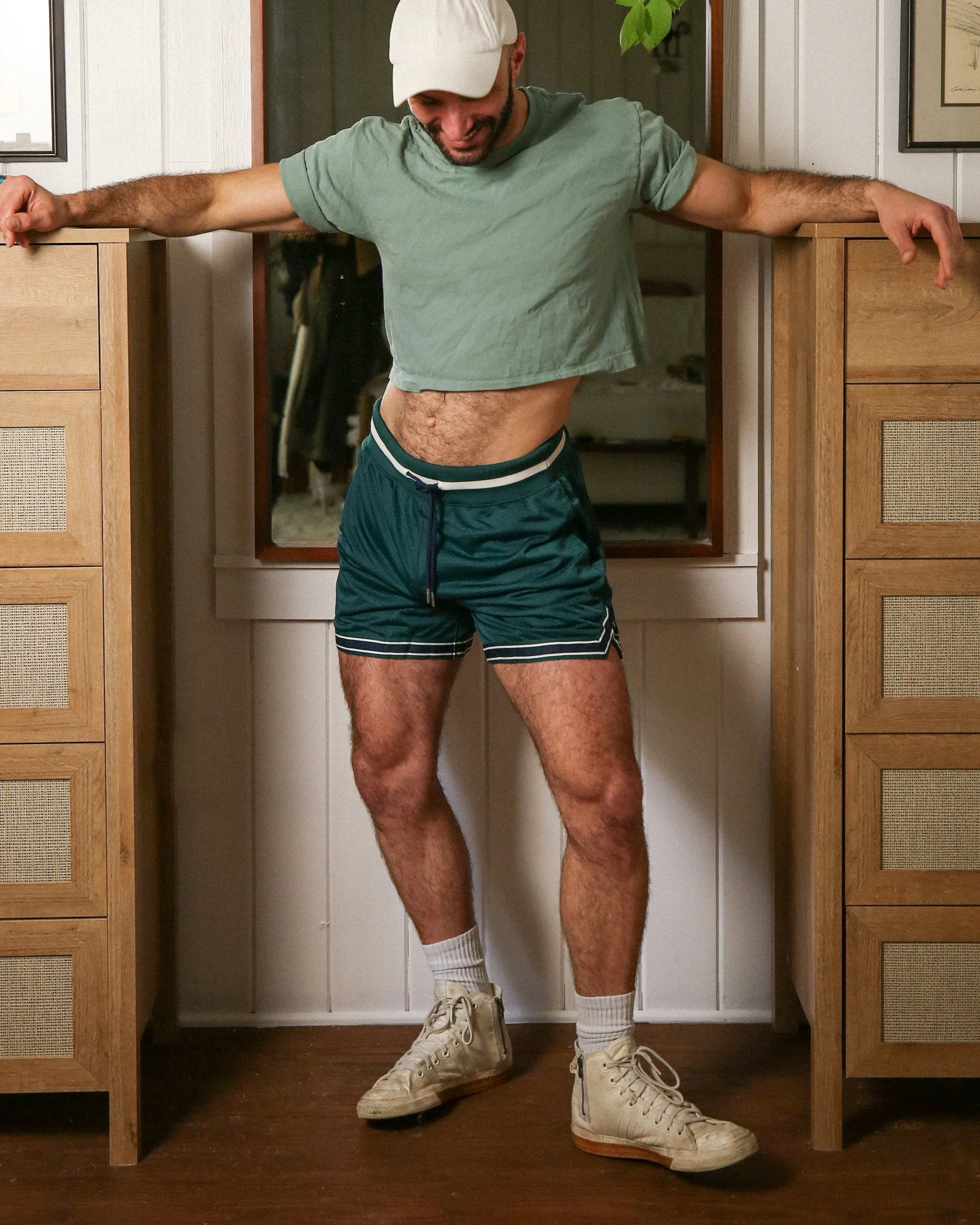 Russell Athletic Men's Stripe Waist Sweatshorts - Cotton Blend Shorts With Pockets, Multiple Sizes - View #7