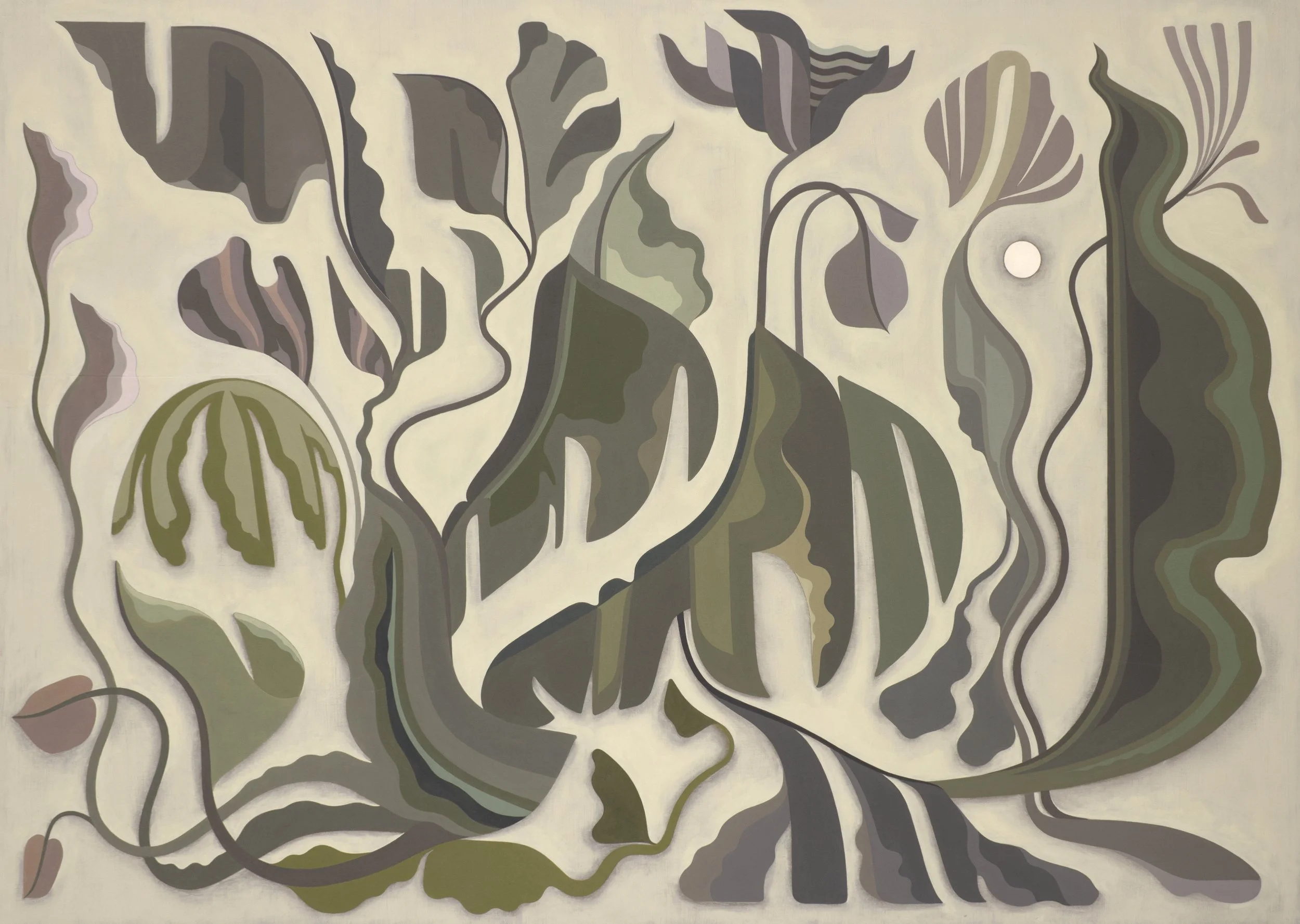   Phototropism 11   Oil on Panel   34” x 48”  2026 
