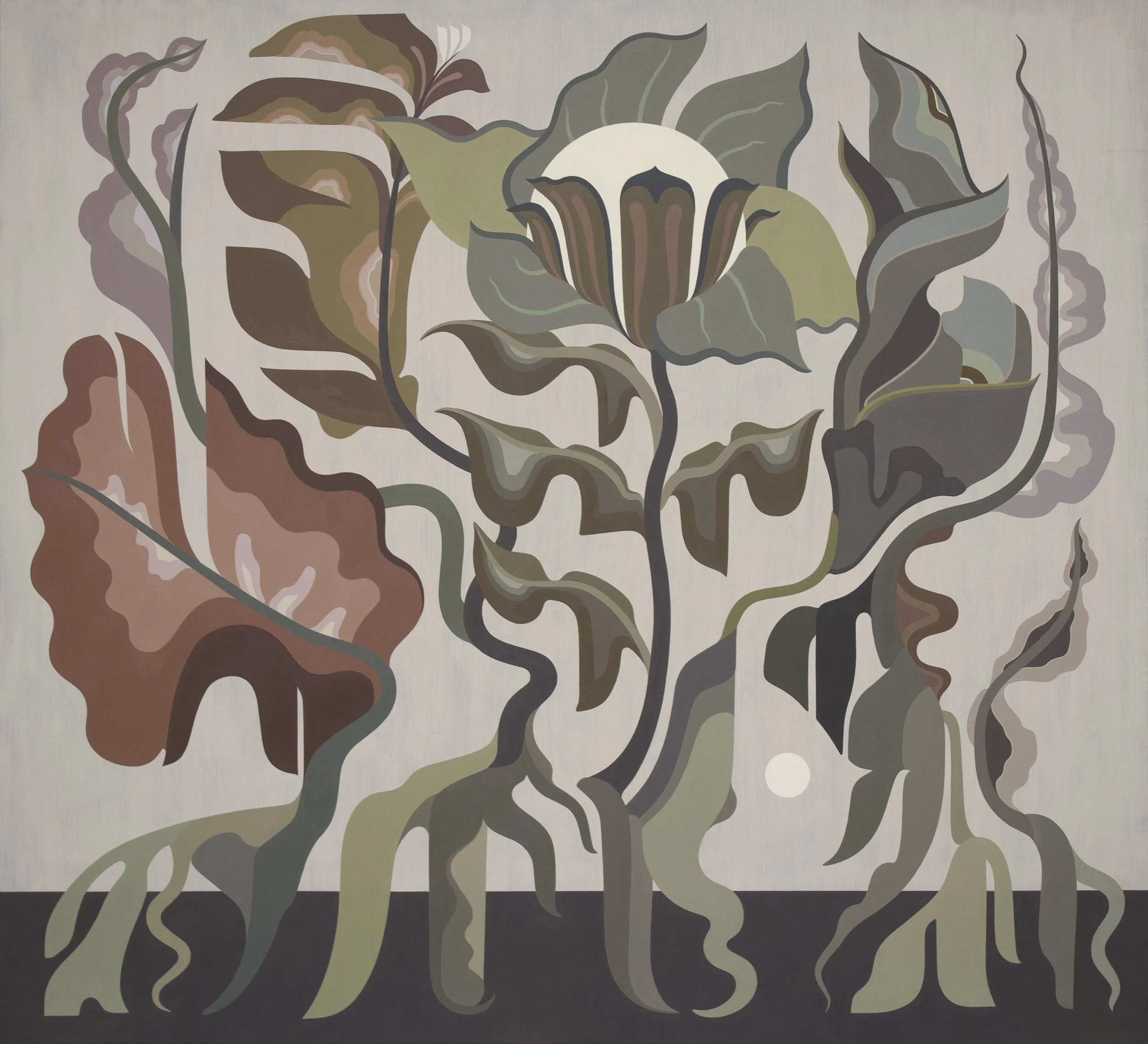   Phototropism 13   Oil on Panel  44” x 48”  2026 