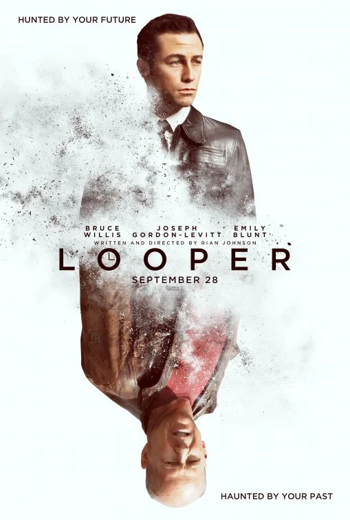 Looper explores time-travel and the theme of violence as a never-ending cycle.