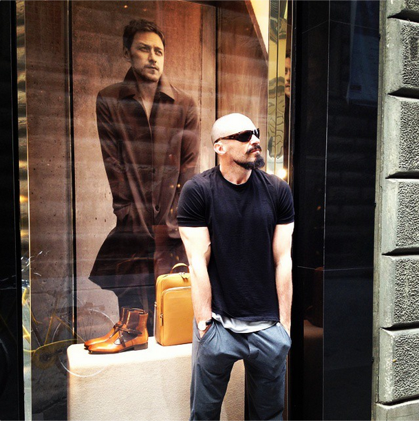 Wish I had half the modeling prowess of THIS guy!!!!!!! — @thehughjackman