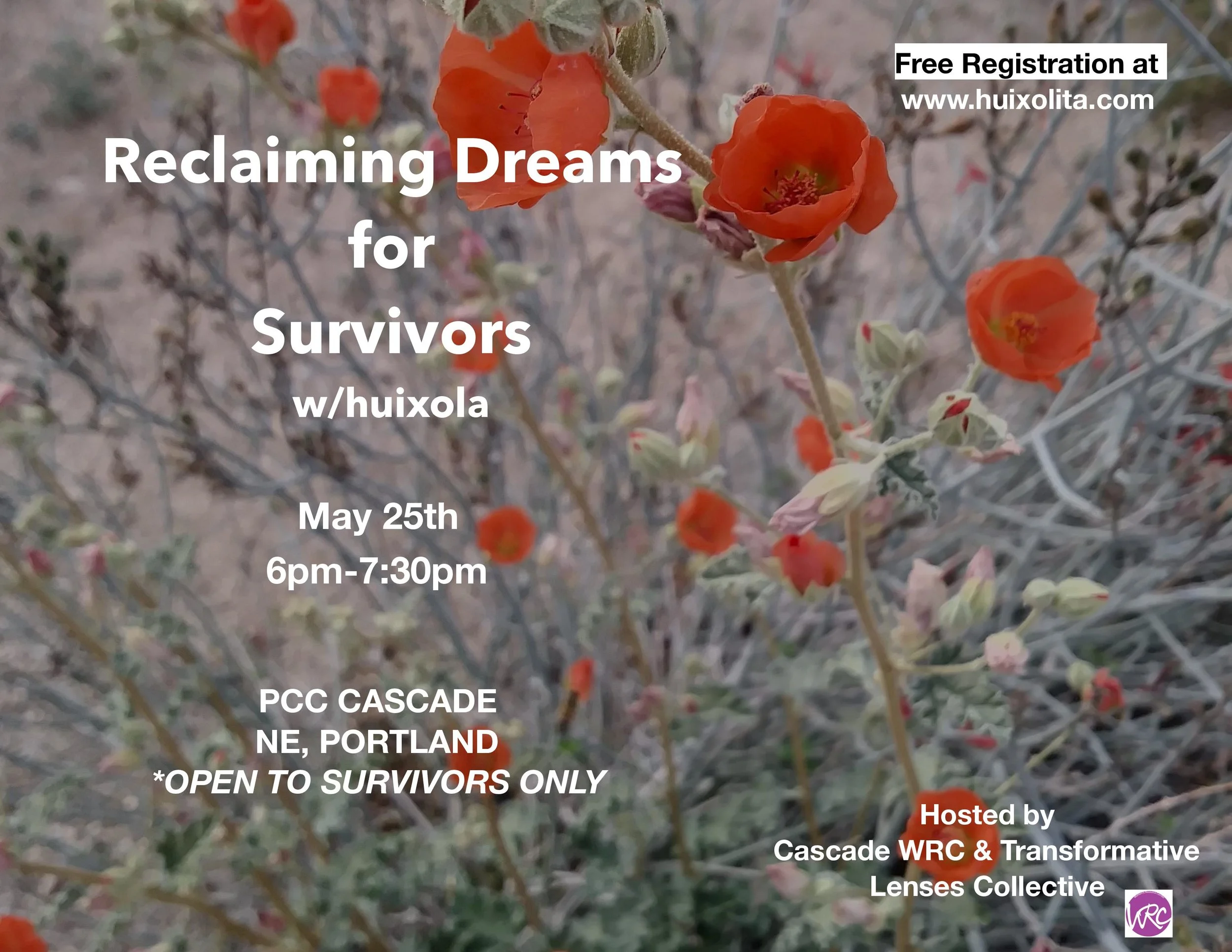 Reclaiming Dreams for Survivors: Free Workshop