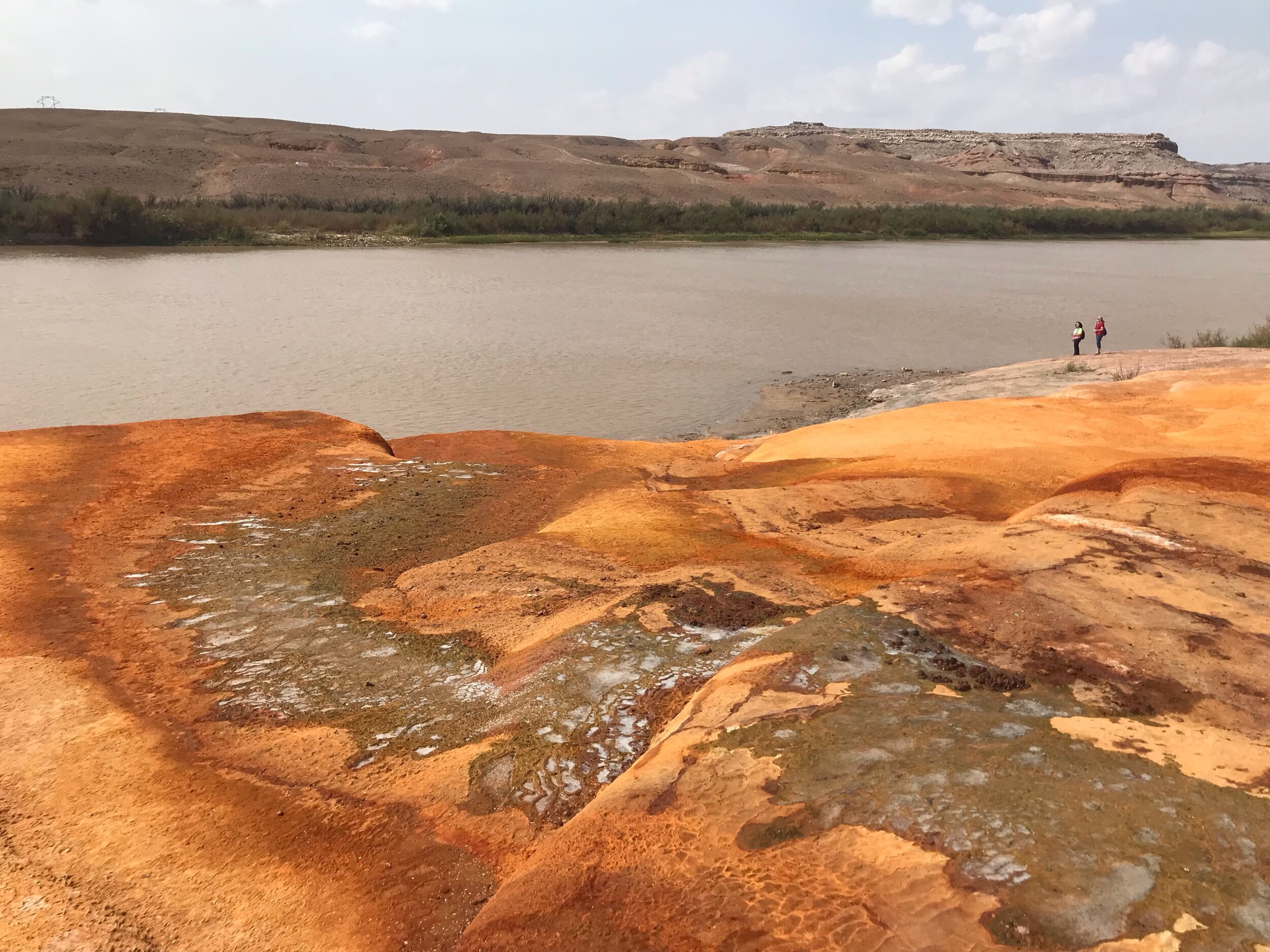 Green River, UT and geyser.
