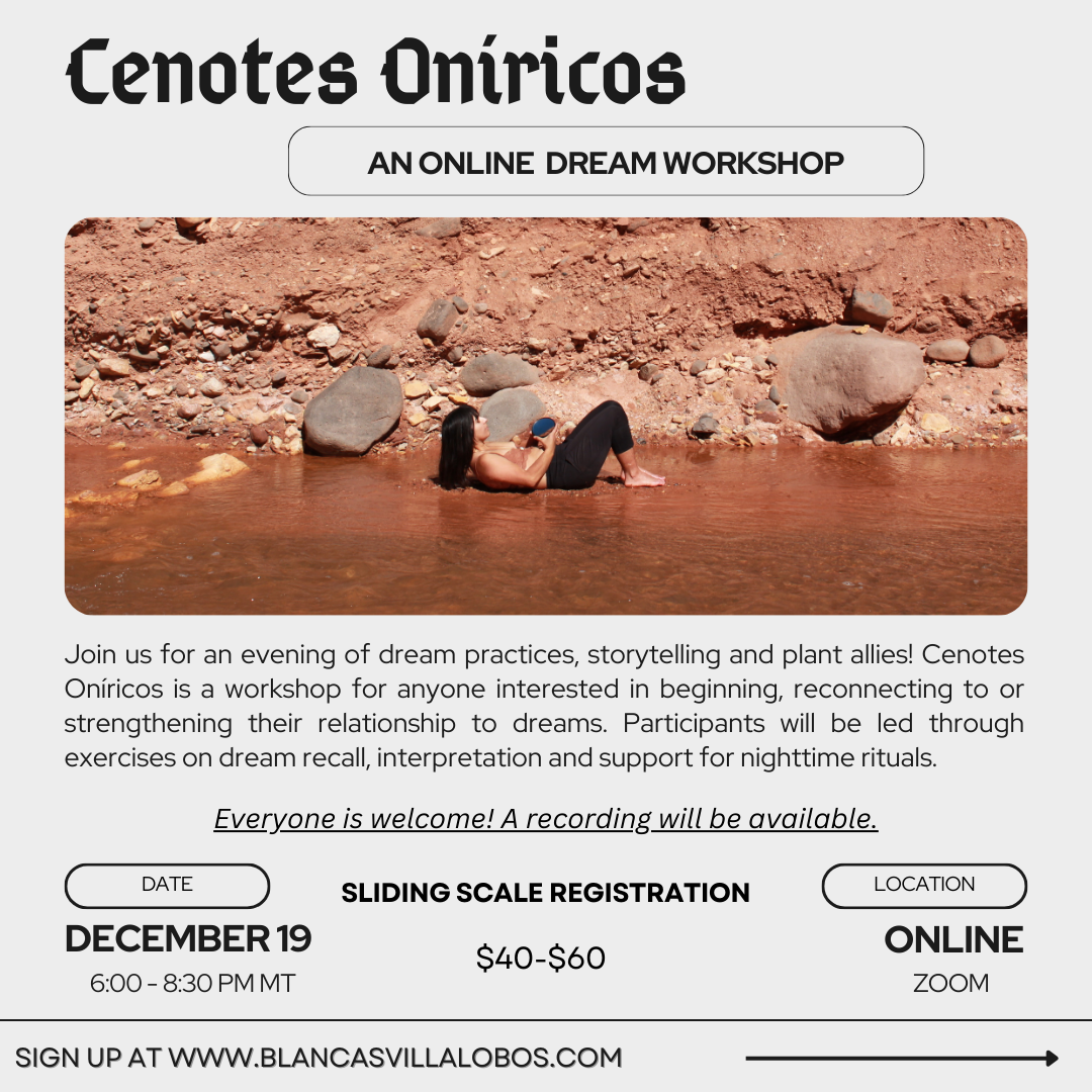 Cenotes Oníricos - Online Dream Workshop