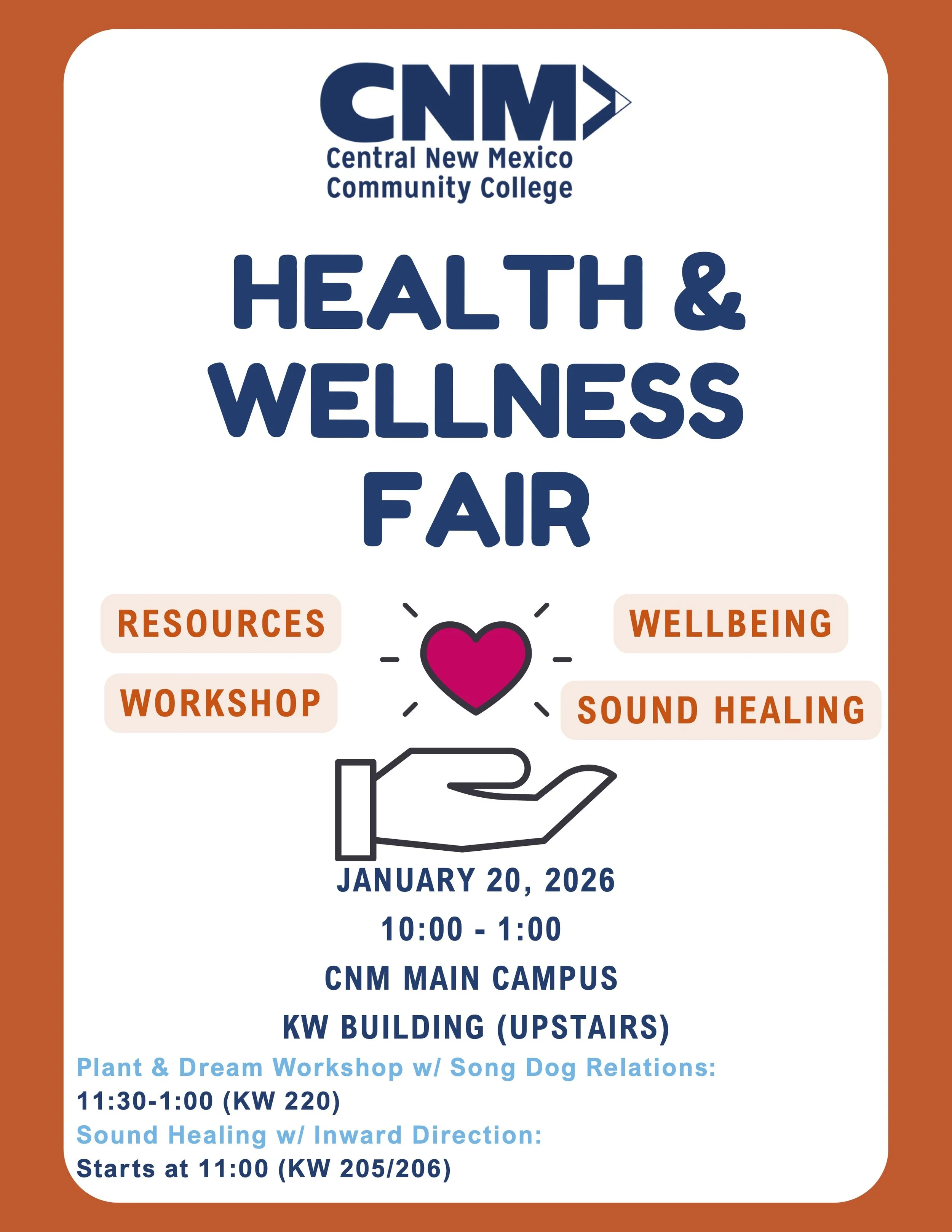 Dream Workshop at CNM Wellness Resource Fair