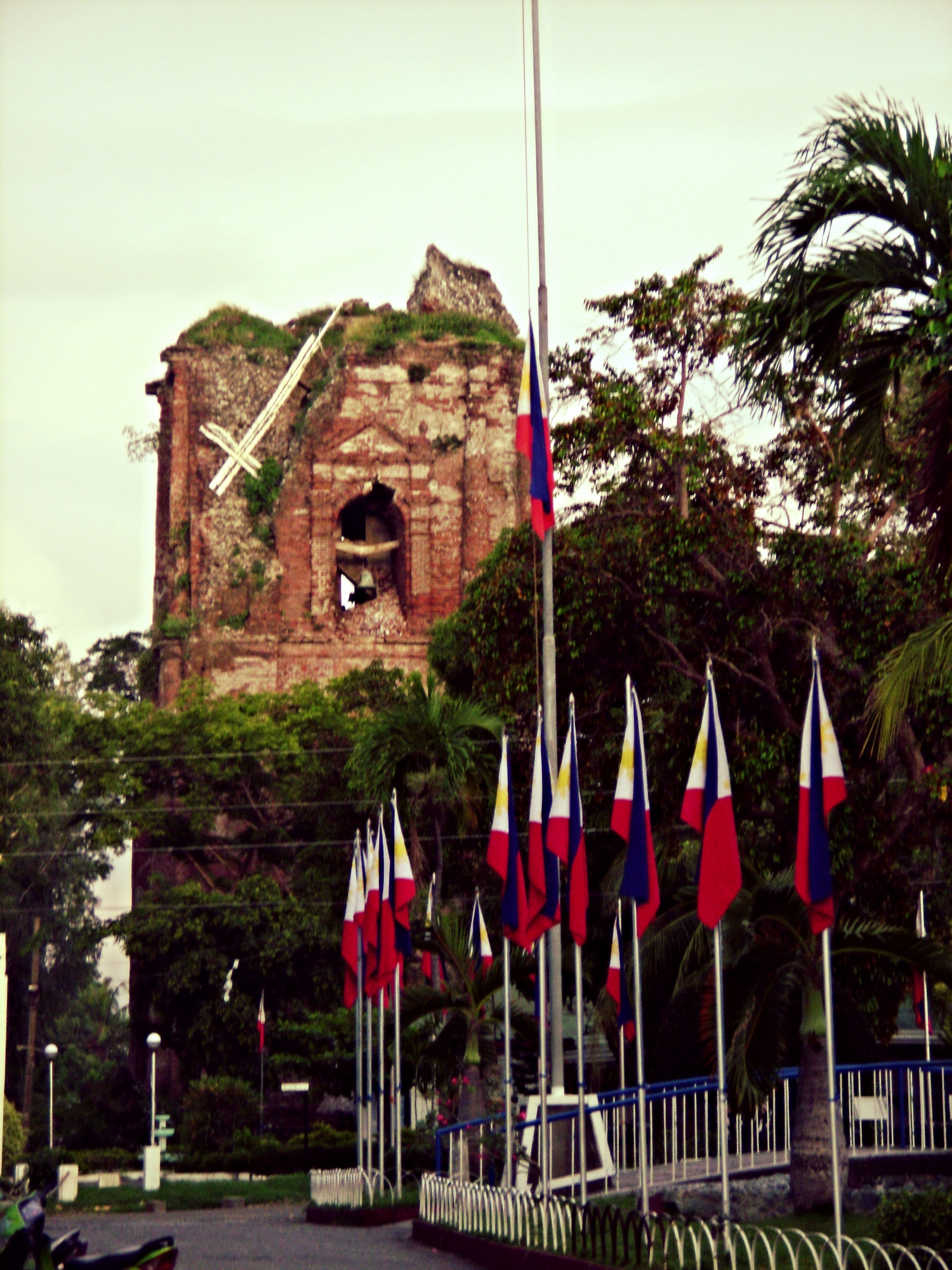 The ruins of Bacarra Belfry