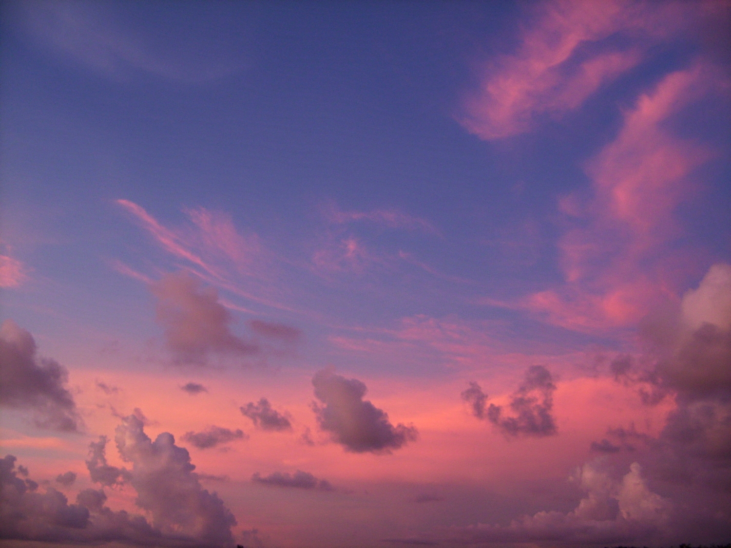 The painted skies