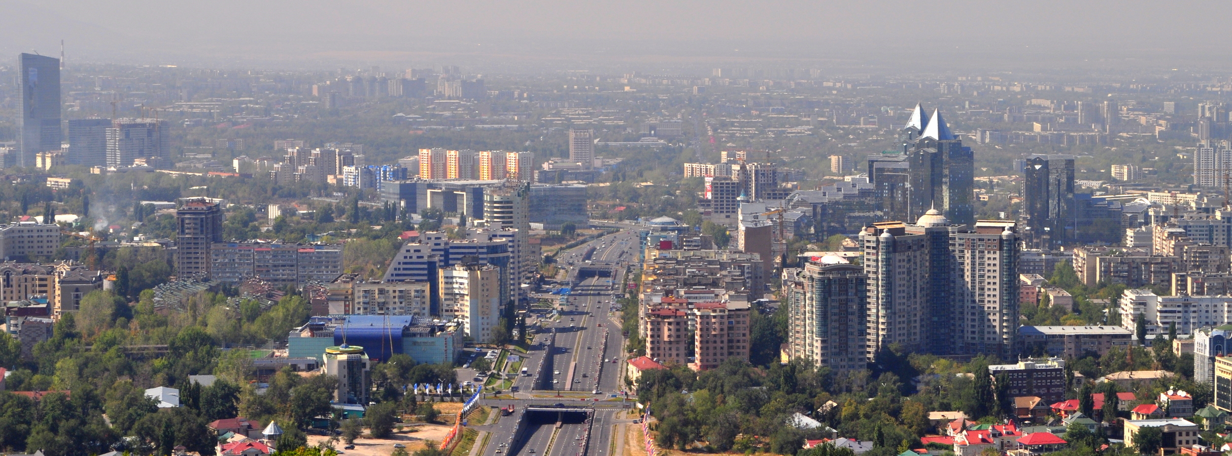 Almaty, the former capital of Kazakhstan