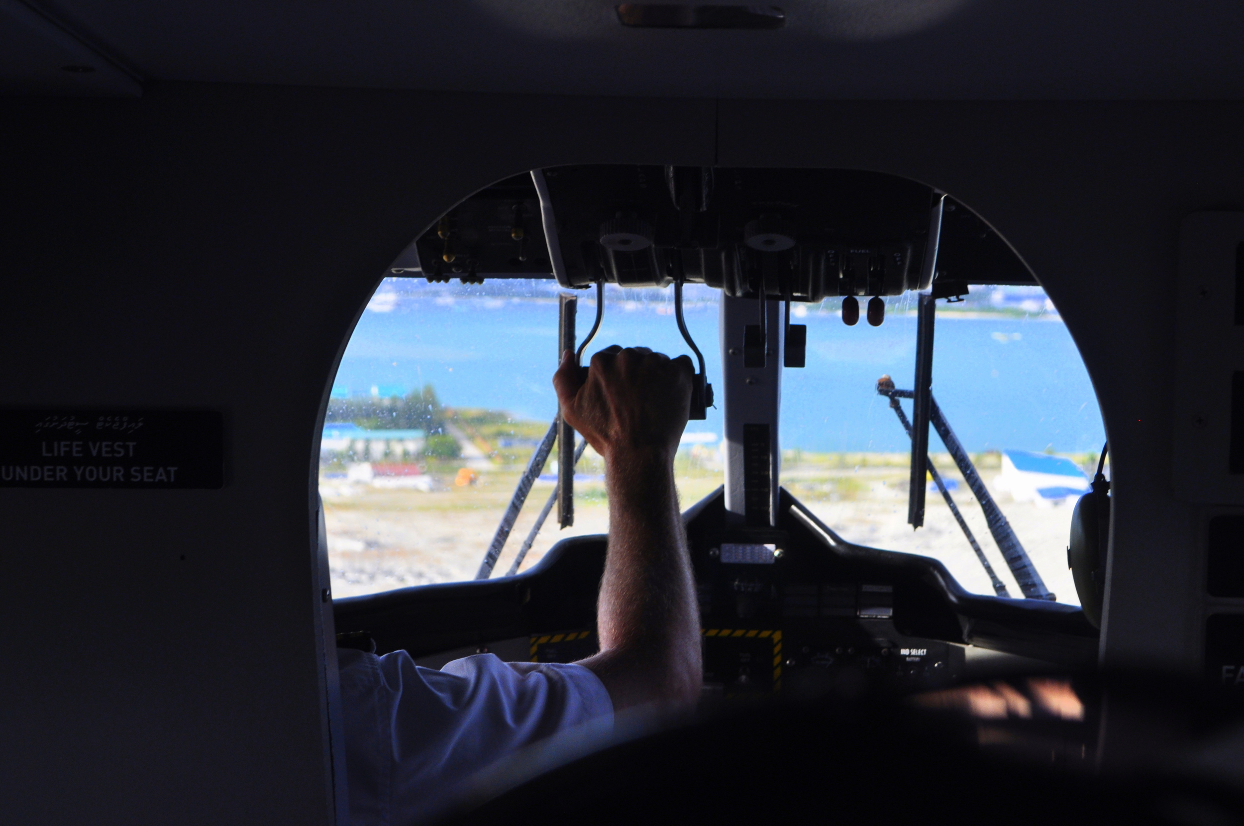 Approaching the Airport Island