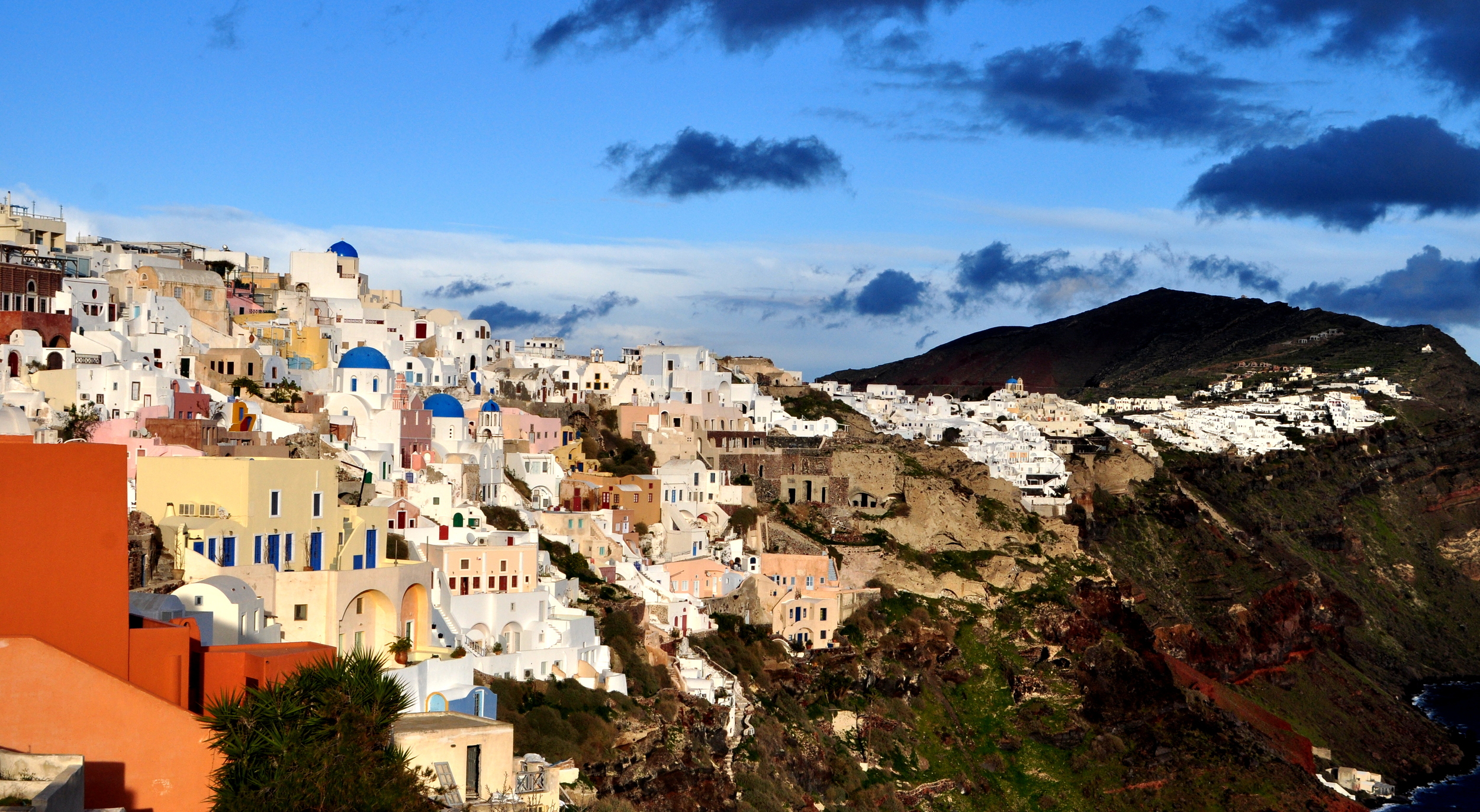 The houses of Thira