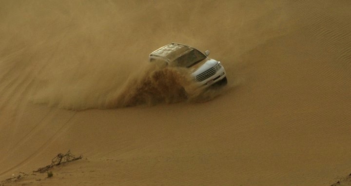 Wild ride in the United Arab Emirates