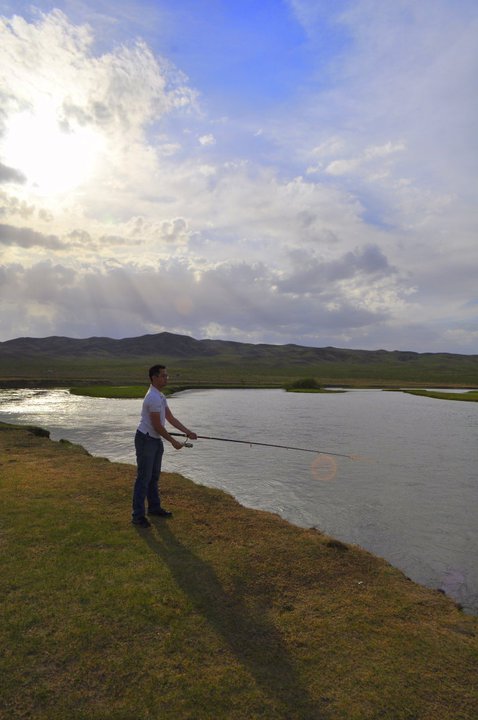 Fishing in Mongolia