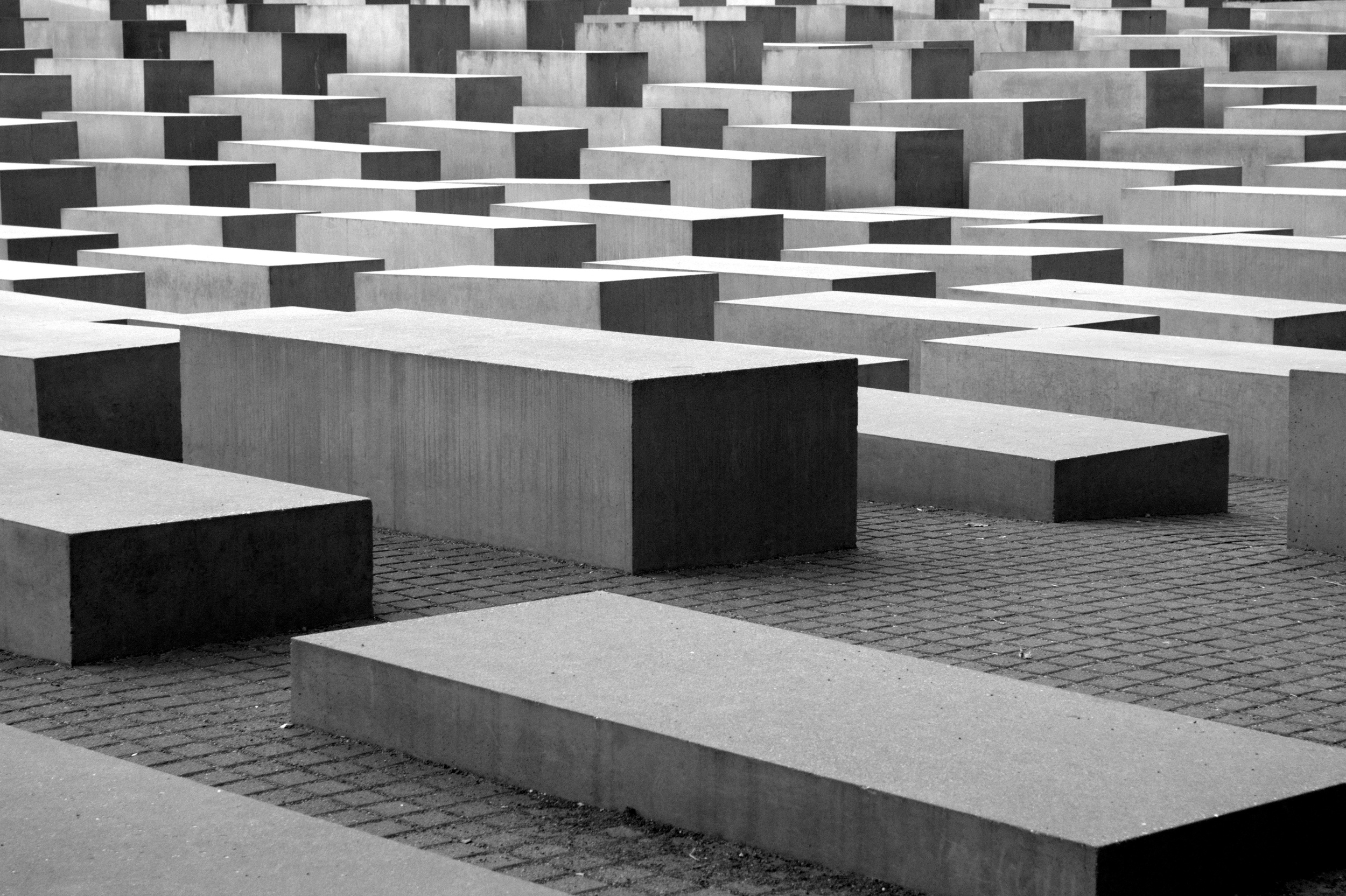 The Holocaust Memorial has 2,711 concrete slabs which stand as a memorial to those who died in the holocaust.