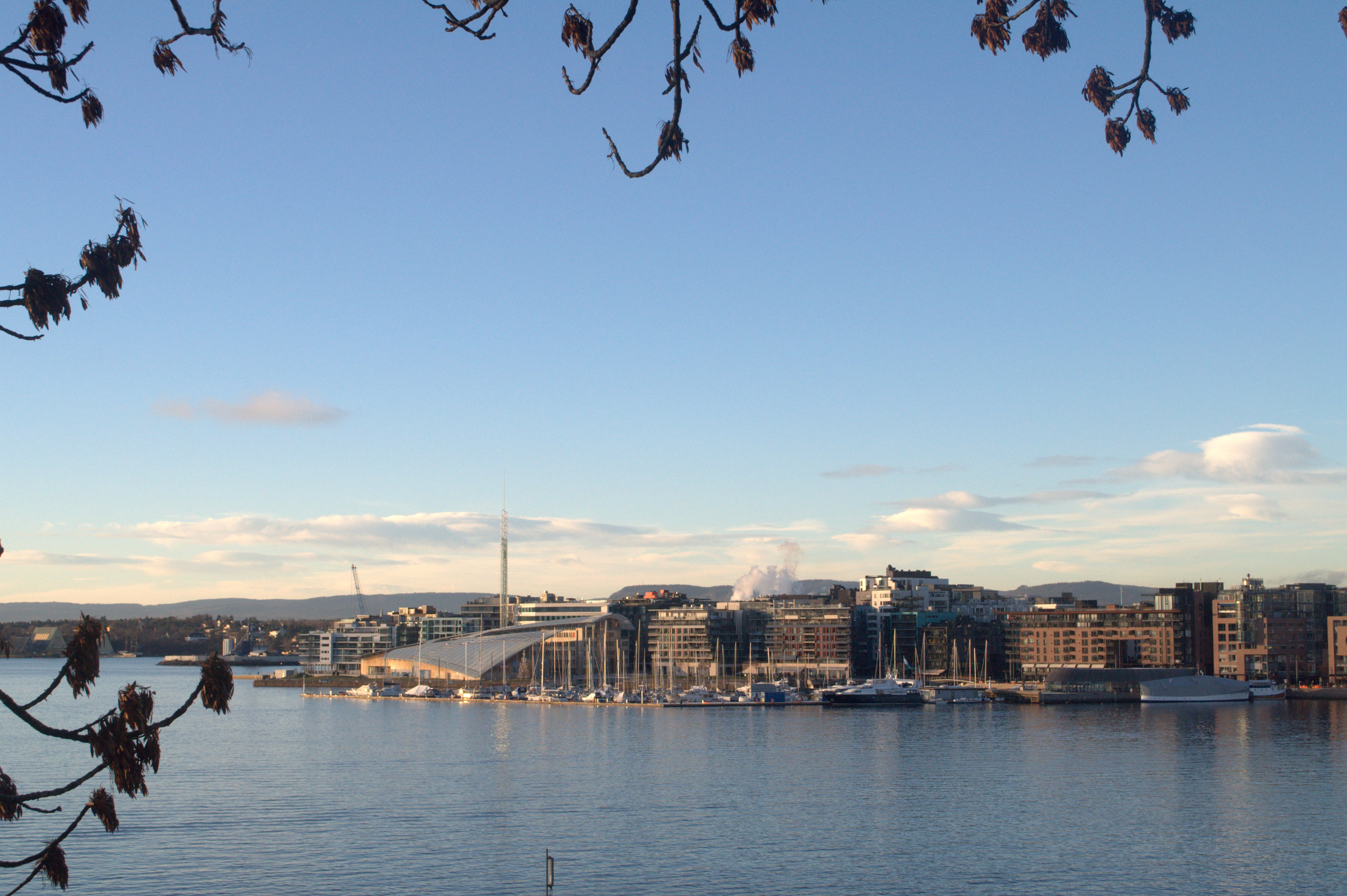 View from Arkeshus Fortress