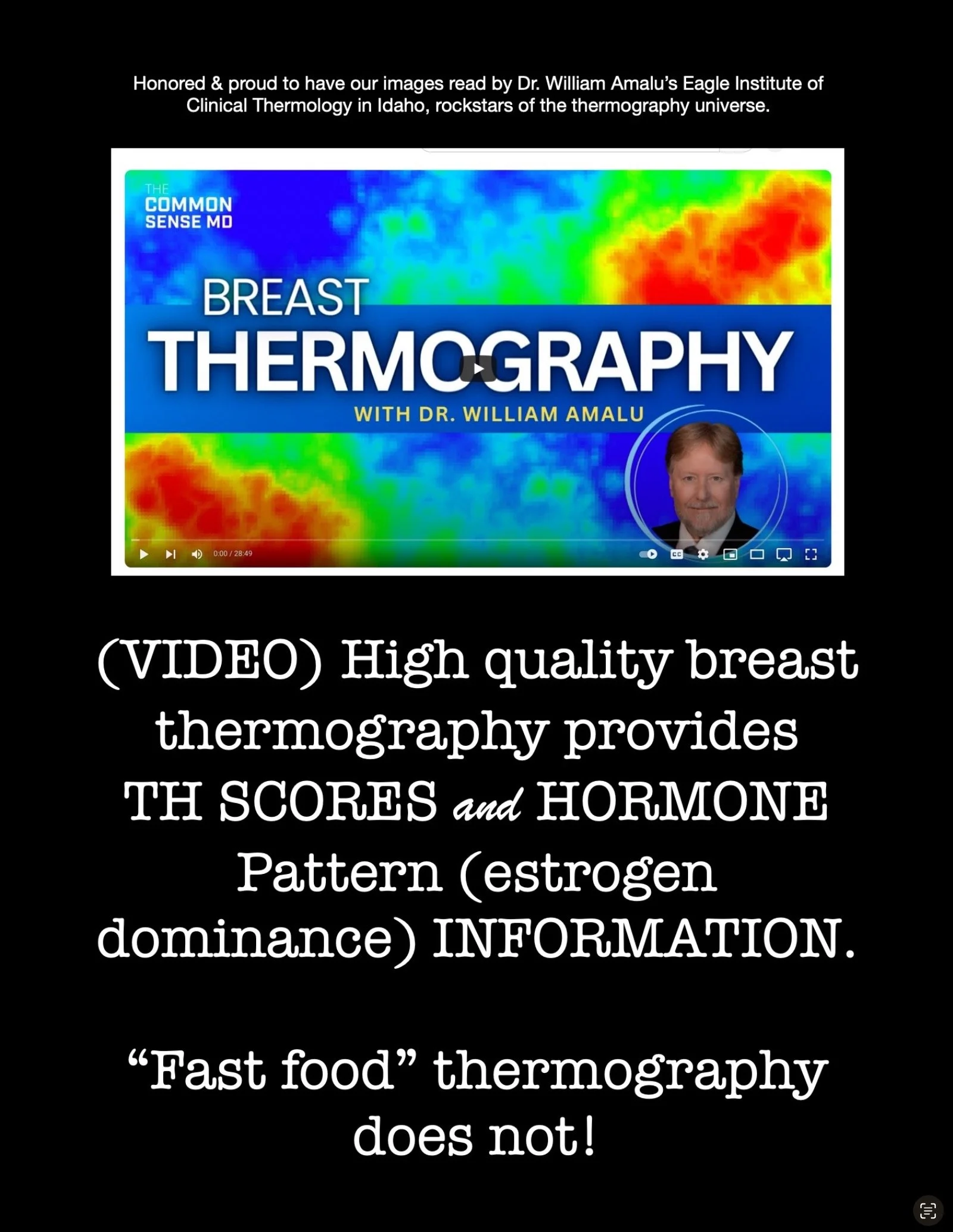 RADIANT BODY THERMOGRAPHY