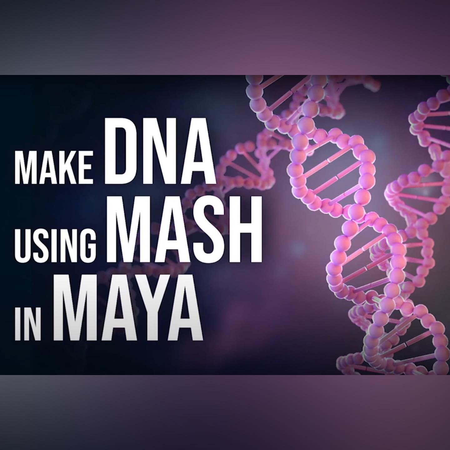 Been a long long time since my last tutorial on YouTube... but here it is! 🧬 Creating DNA using MASH in Maya! 

Head over to my YouTube: YouTube.com/emilymcdougallart to check it out 👀 

⠀⠀⠀⠀⠀⠀ ⠀⠀⠀⠀⠀⠀⠀⠀⠀⠀⠀⠀ ⠀⠀⠀⠀⠀⠀⠀⠀⠀⠀⠀⠀ ⠀⠀ ⠀⠀⠀⠀⠀⠀⠀⠀⠀⠀⠀ ⠀⠀⠀⠀⠀⠀⠀⠀⠀⠀⠀ ⠀