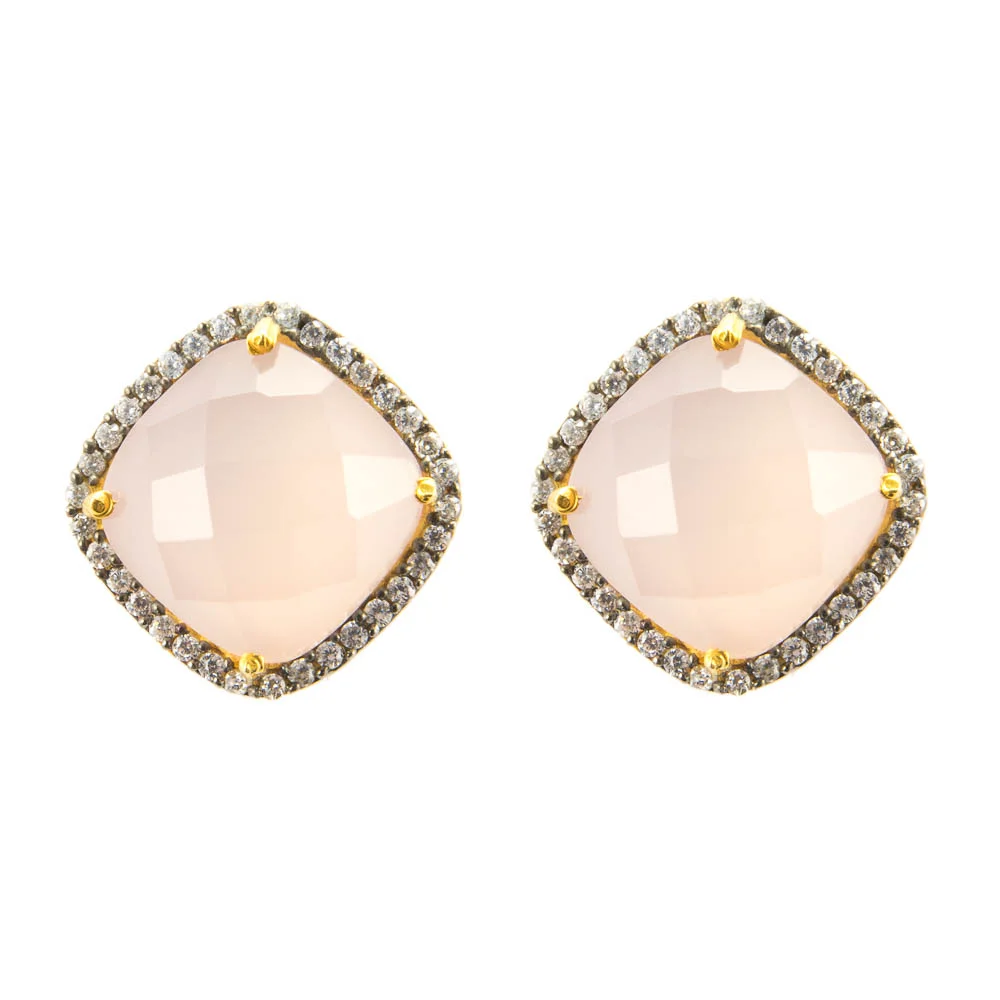 Pink Chalce and White Zirc Stud Earrings.jpg