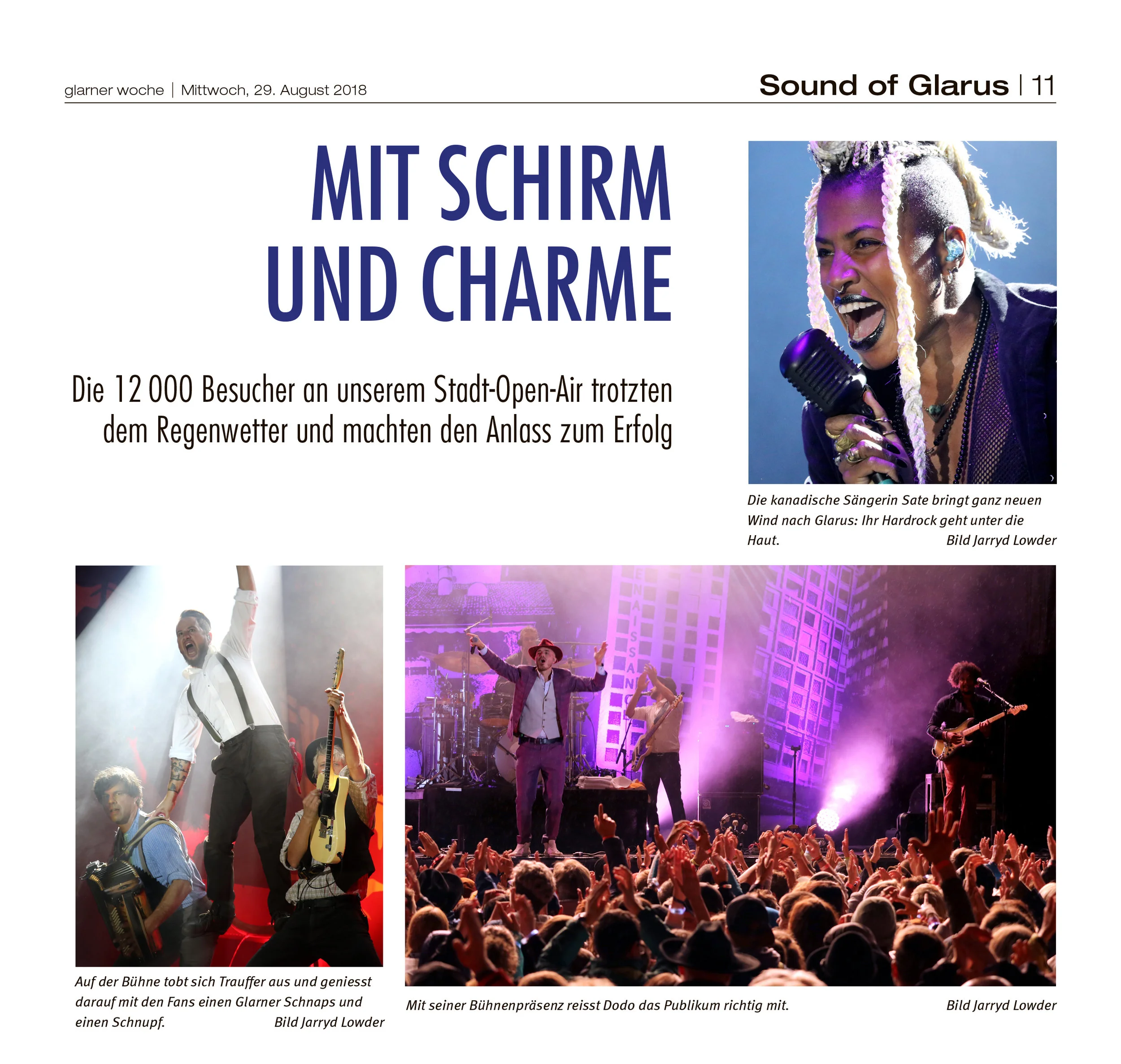 Sound of Glarus, 2018