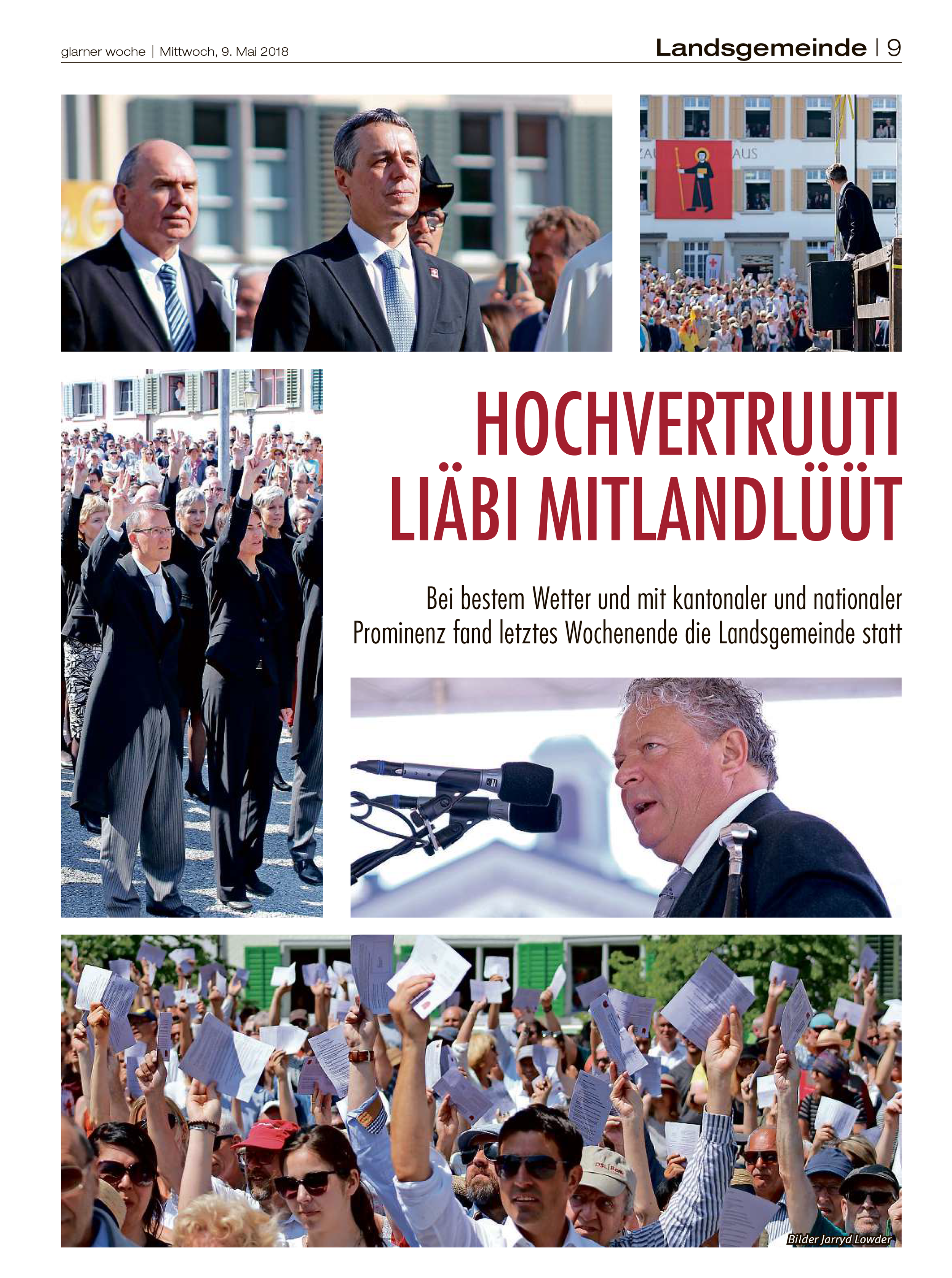 Landsgemeinde Glarus, 2018