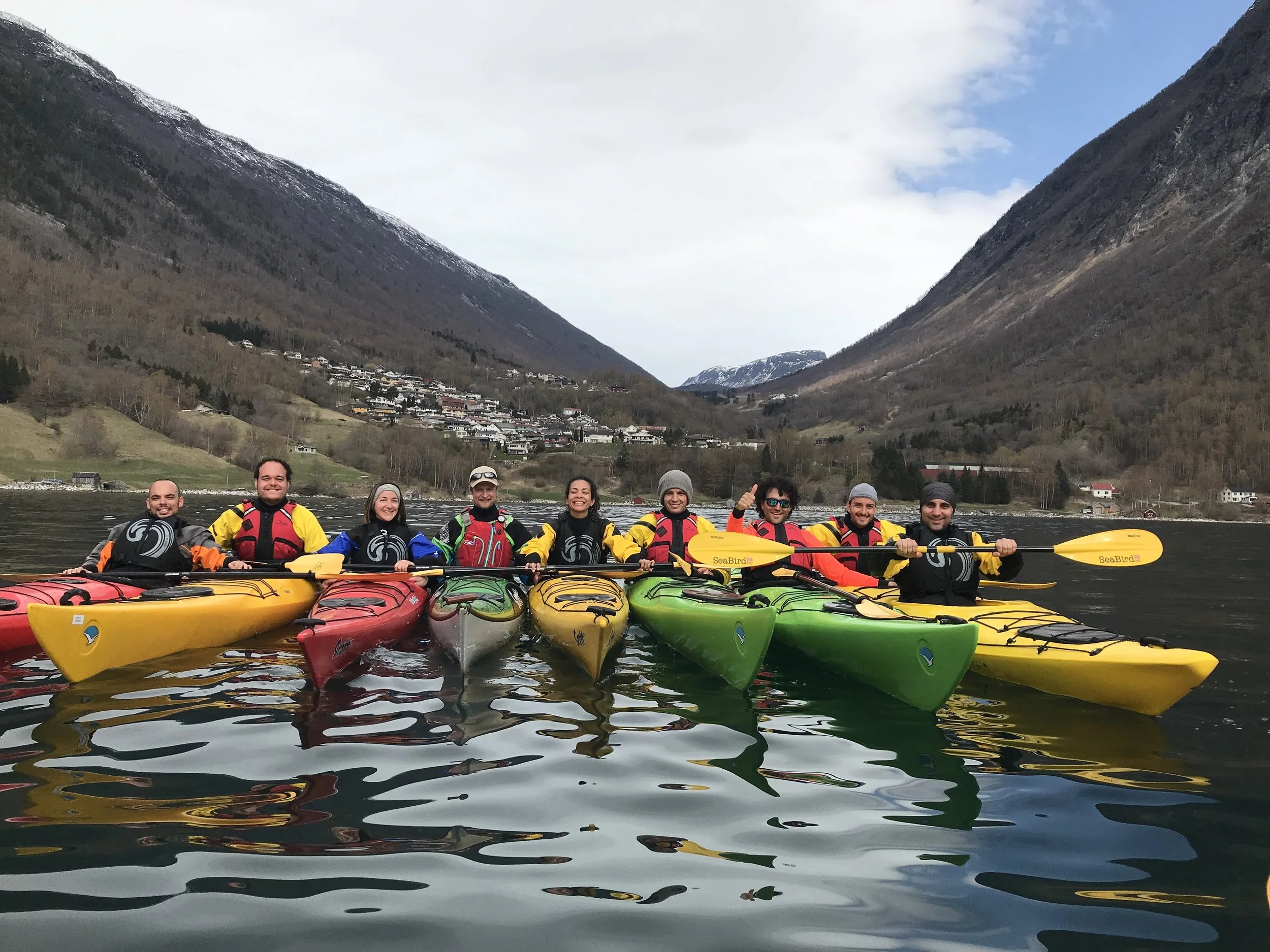 Kayaking on the Sognefjord