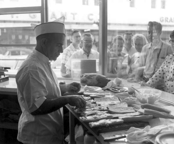 Making sandwiches, Courtesy of the Florida State Archives Florida Memory Project