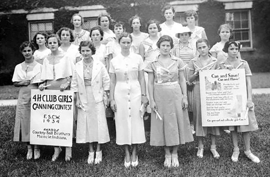 Women 4-H club Canning Contest Winners 1934, Courtesy of State Archives of Florida, Florida Memory Project