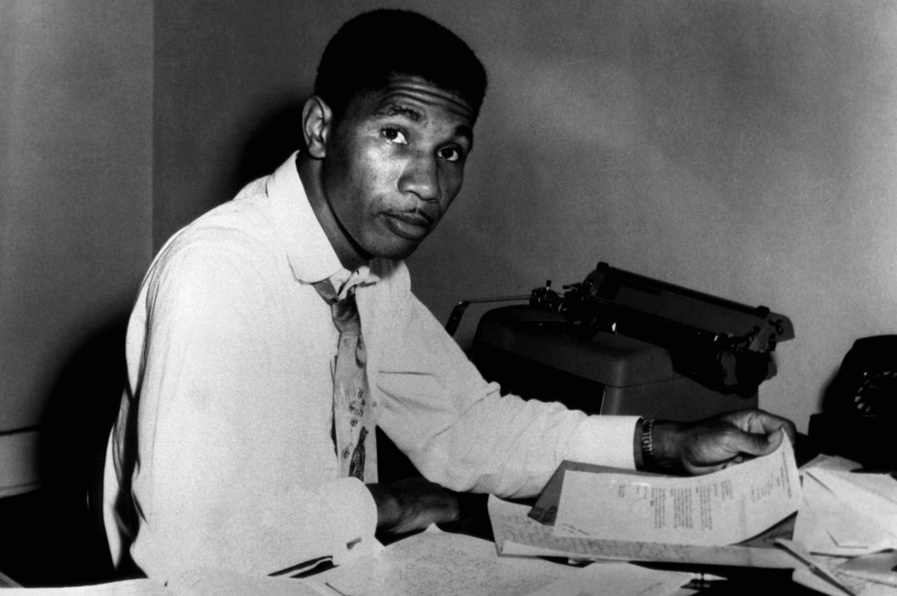 Mississippi NAACP Secretary Medgar Evers in Jackson, Mississippi, 1955, Courtesy of AP