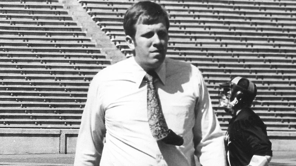 Dick Edell as Head Coach at Army, Courtesy of West Point military Academy