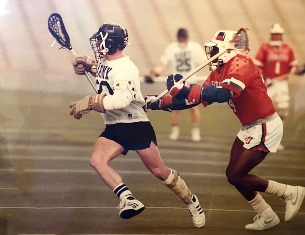 Rob Hoynes Left, Fred Opie right 1985 Courtesy of Rob Hoynes