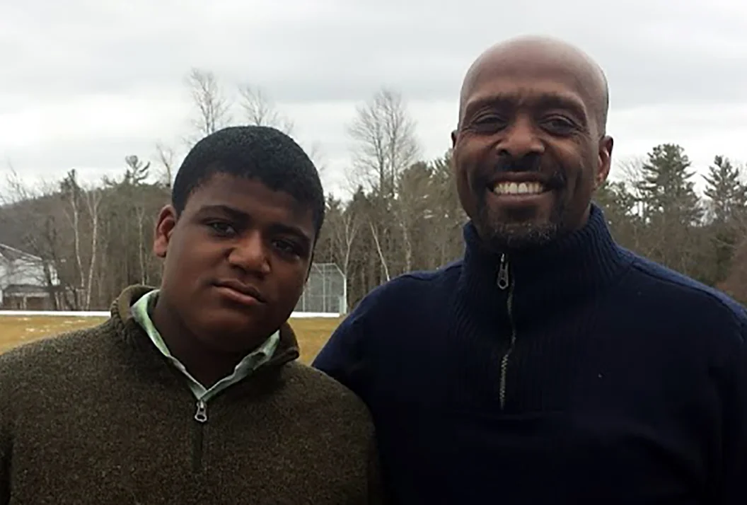 Kennedy Opie (at 14) and Fred Opie ( at 54)