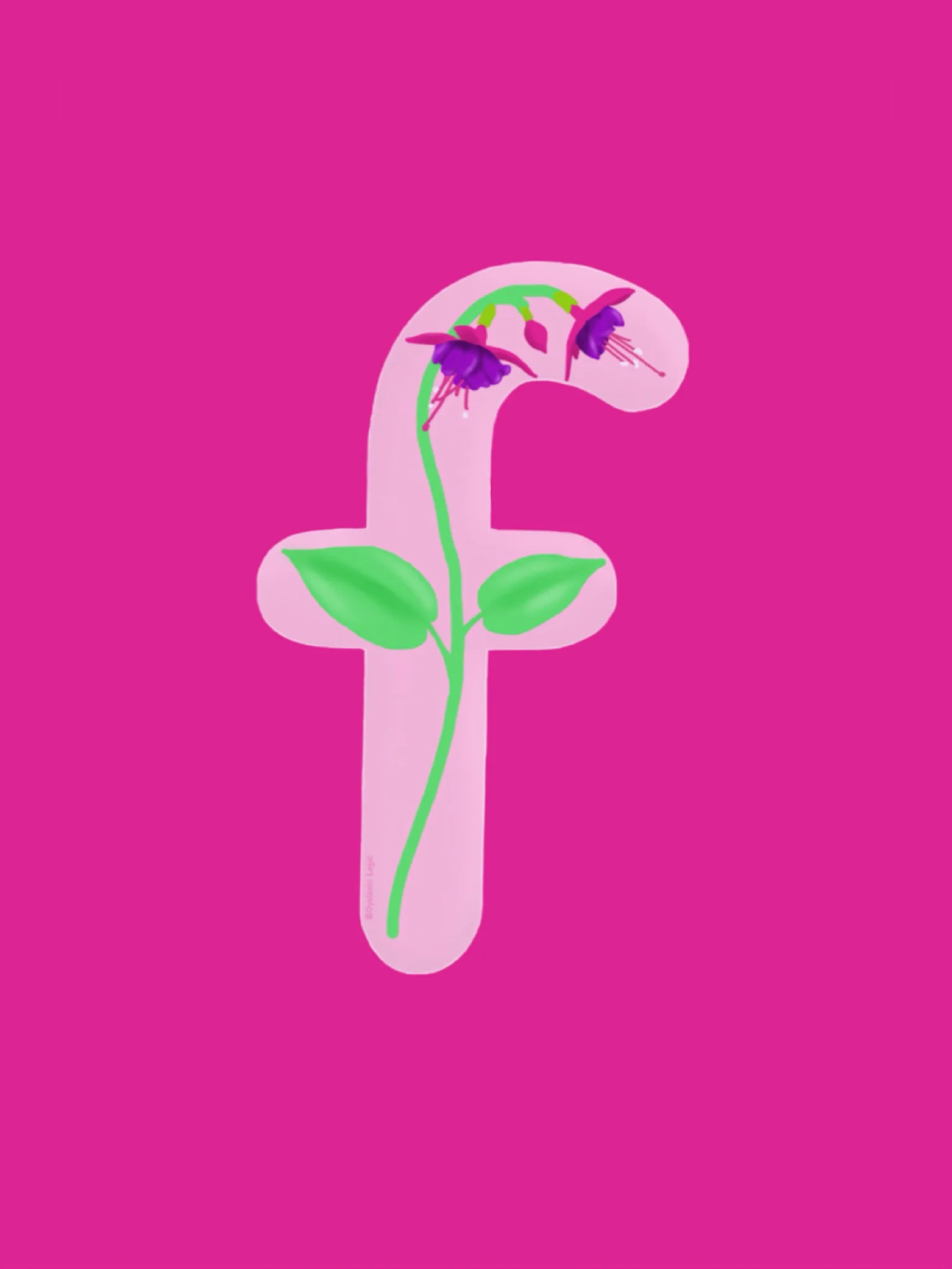 Letter F- Floppy Flower