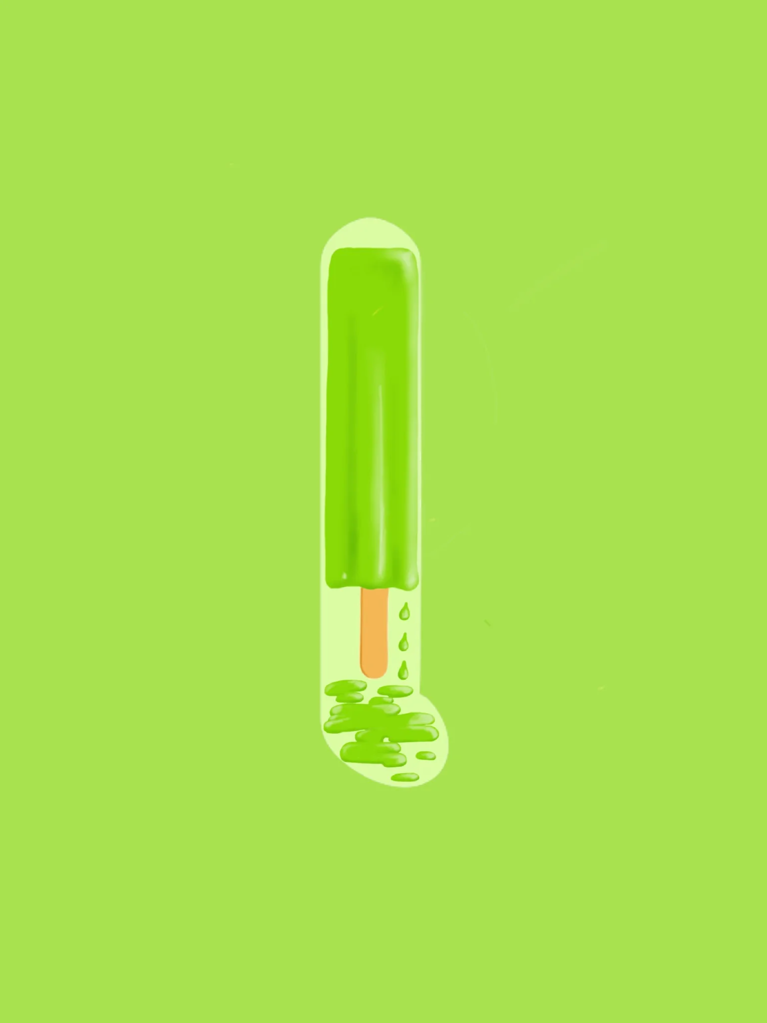 Letter L - Lovely Lime Lollypop