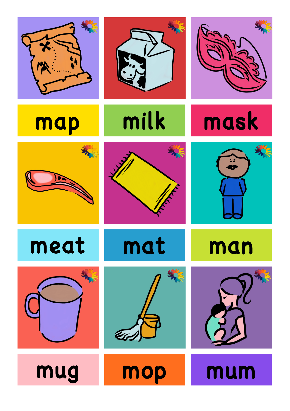 Alphabet Resources letter 'M' — Dyslexic Logic