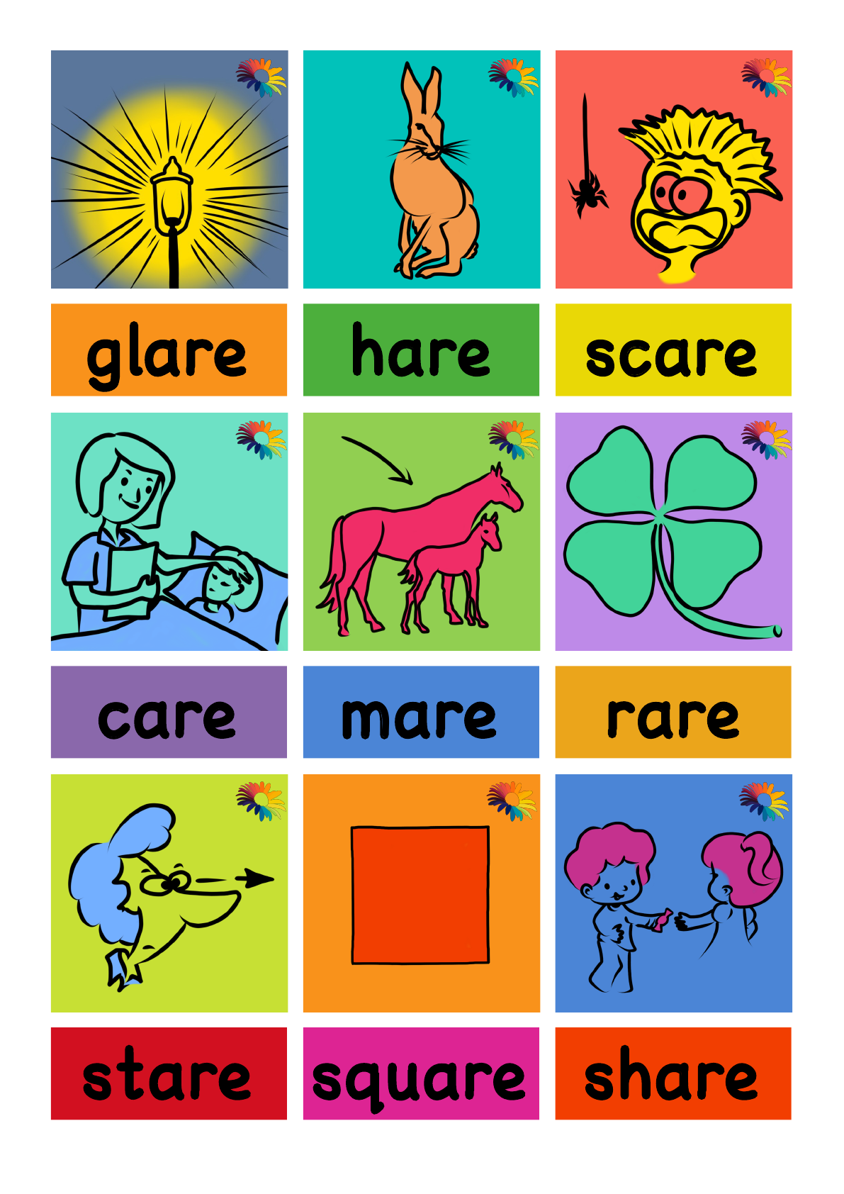 word-picture sorts - are .png