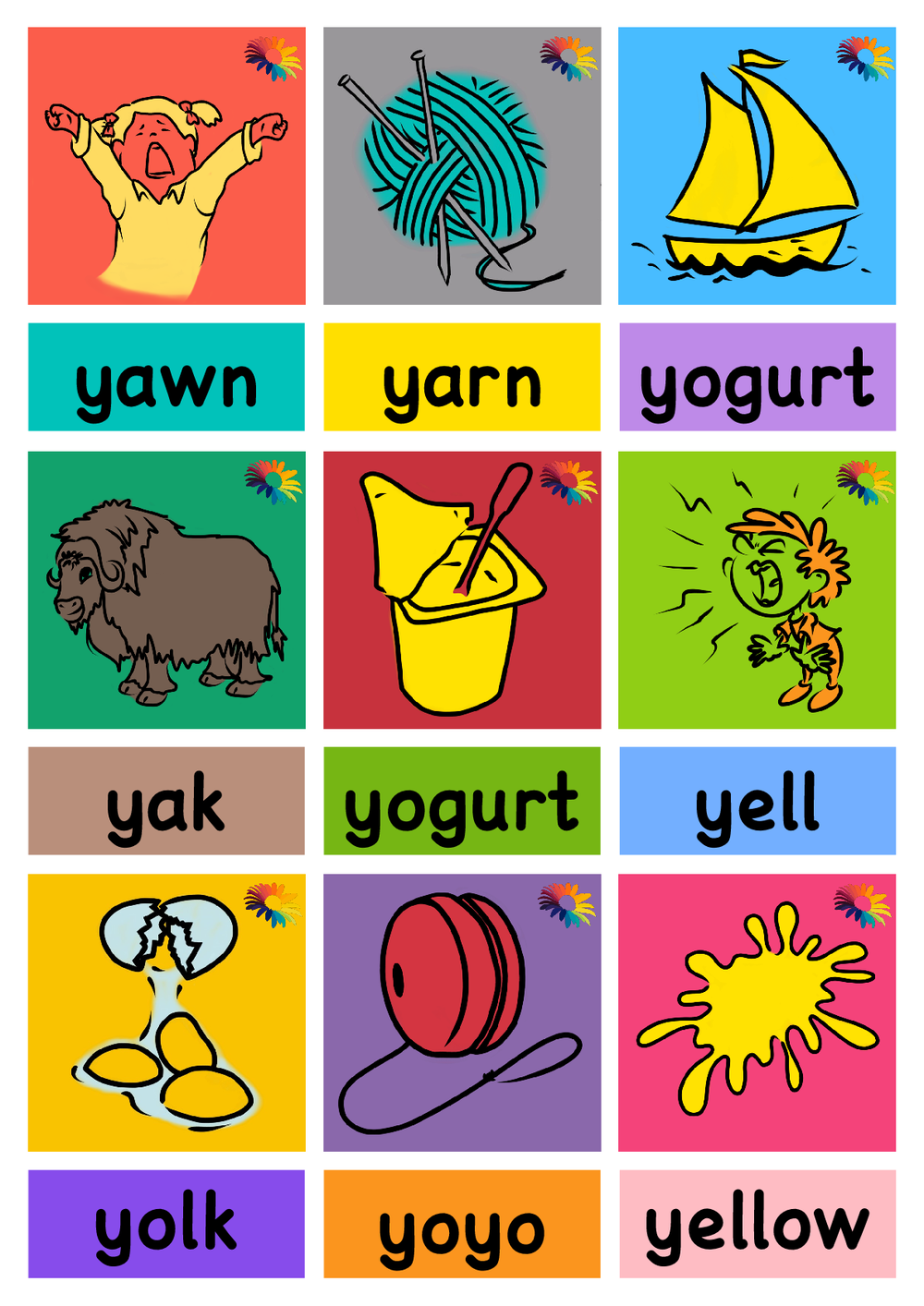Alphabet Resources - letter 'Y' — Dyslexic Logic