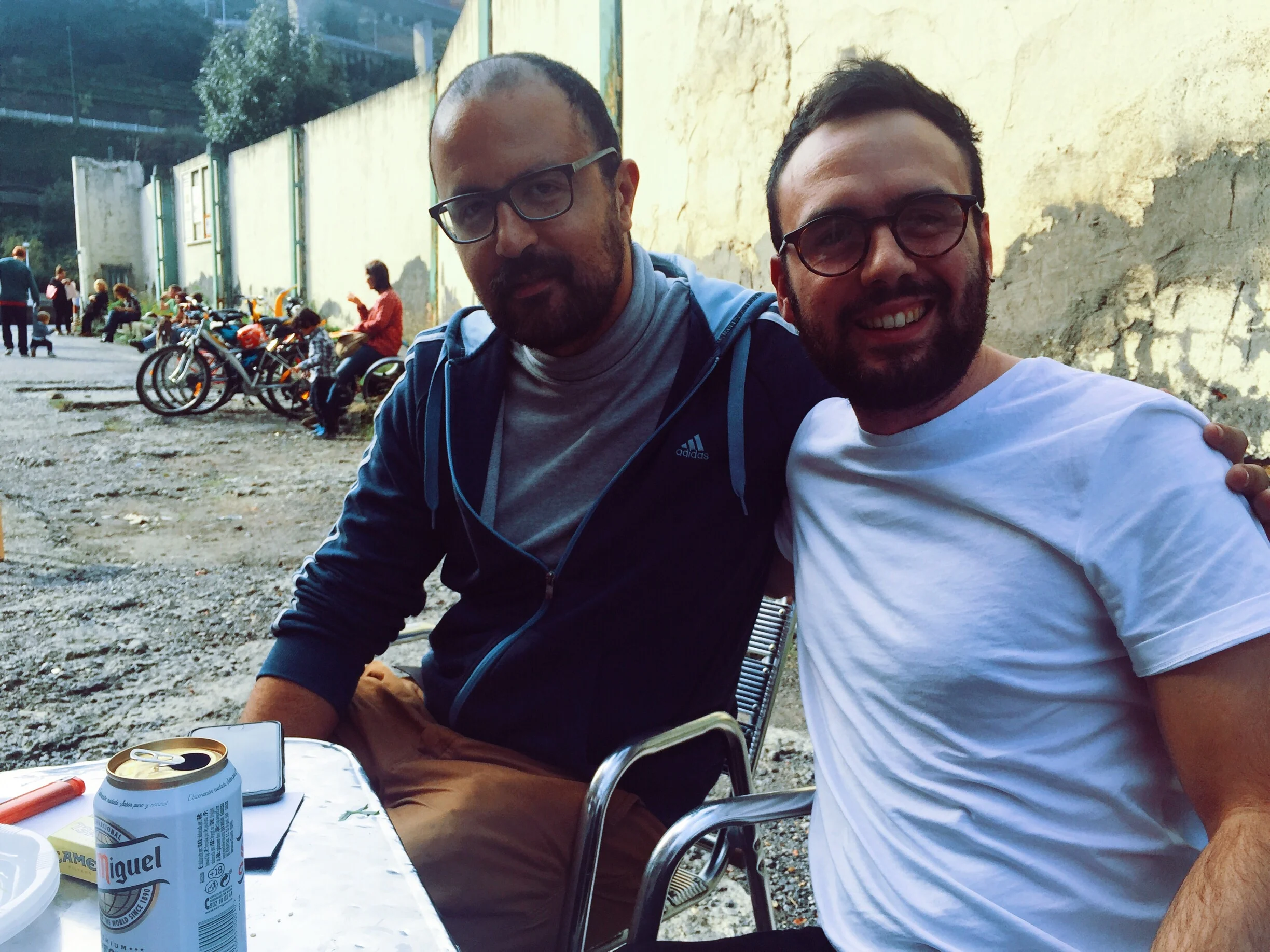 Me and Karim.