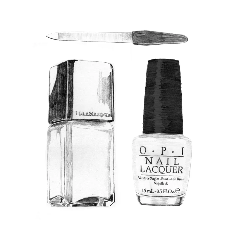 fig. 2. Elements: nail file, nailpolish