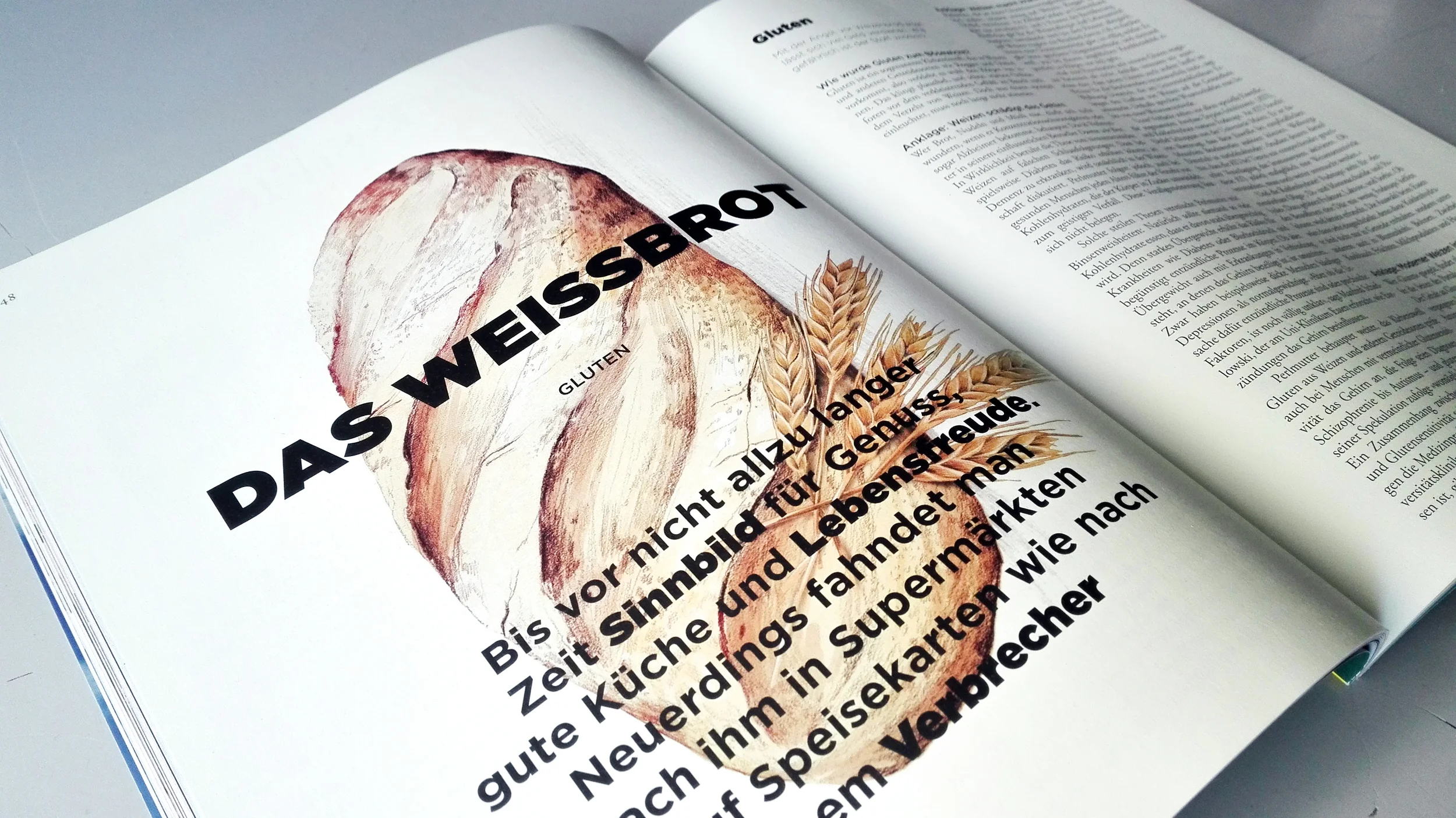 fig. 1. Bread illustration in the magazine