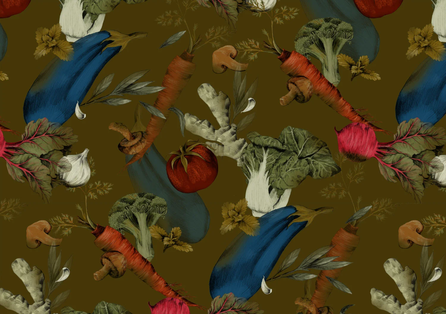 fig. 2. Soup ingredient vegetable pattern