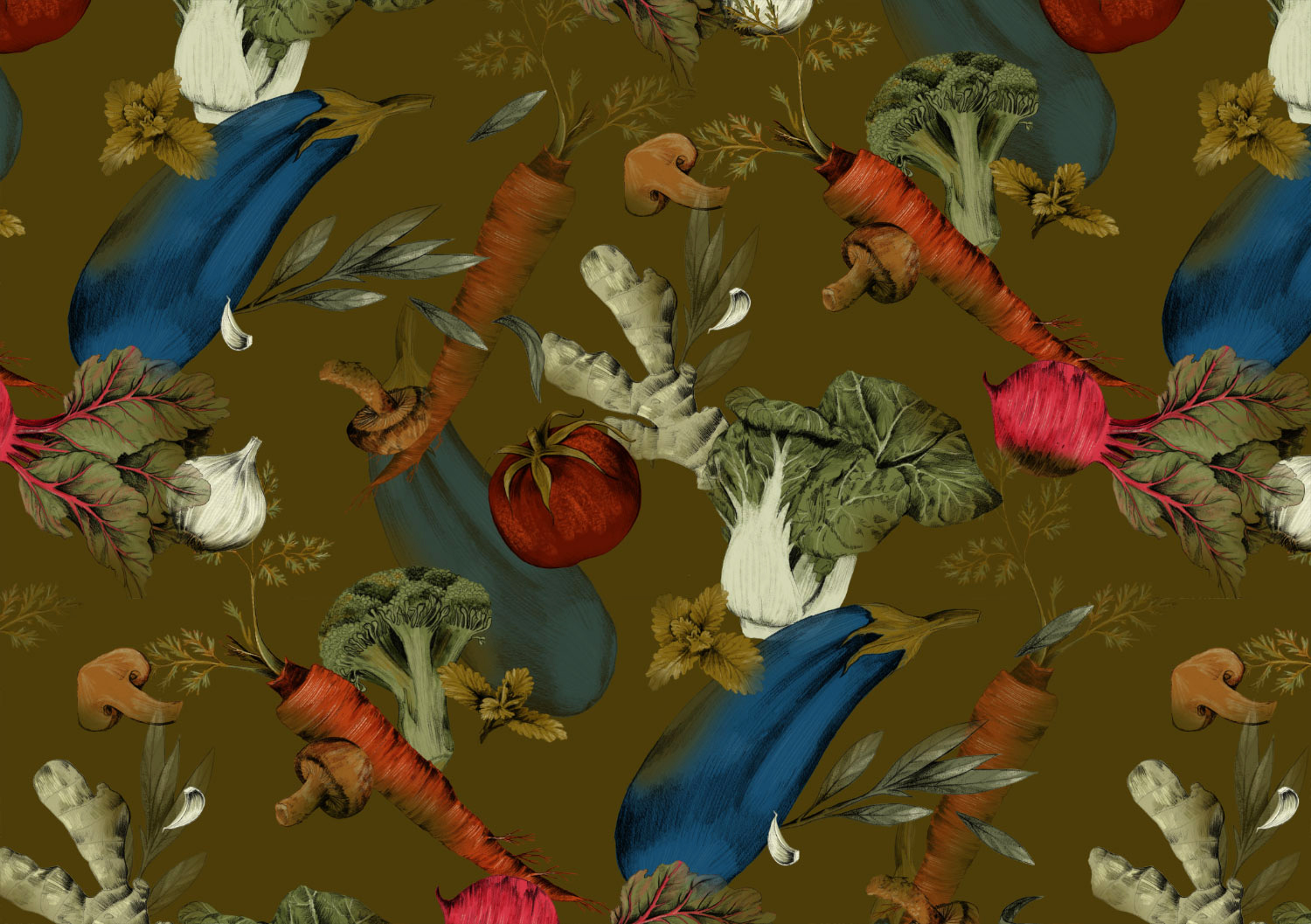 fig. 3. Soup ingredient vegetable pattern
