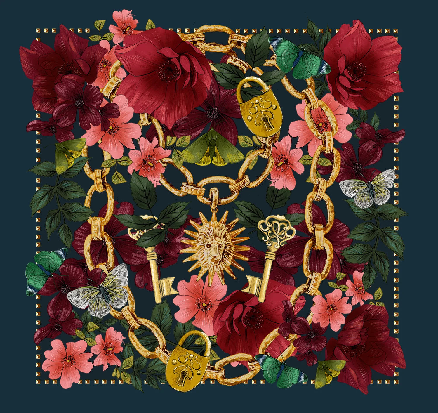 fig. 5. The Kendra Scott Lion necklace illustrated