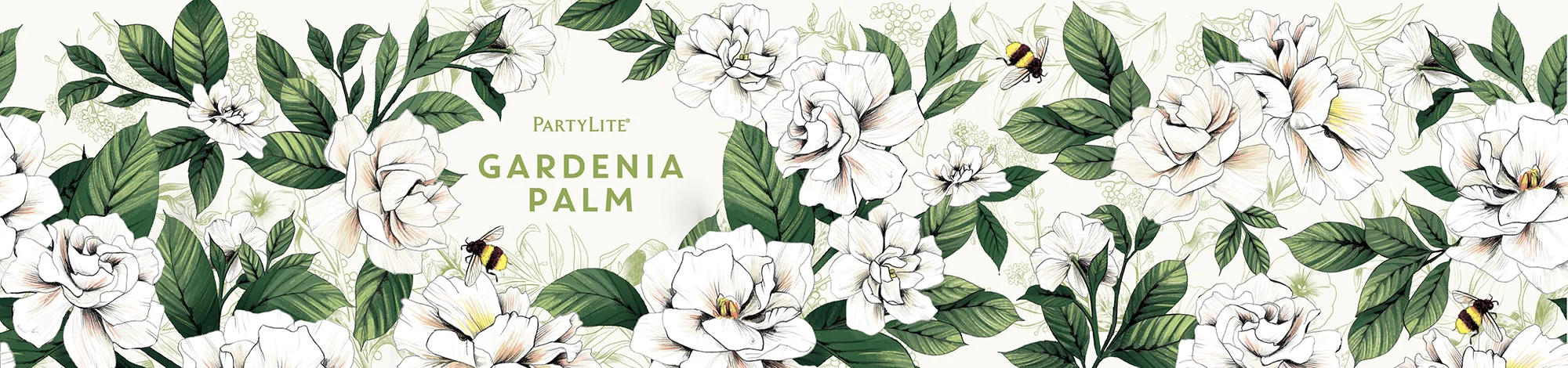 fig. 11. Gardenia Palm candle wrap pattern illustration