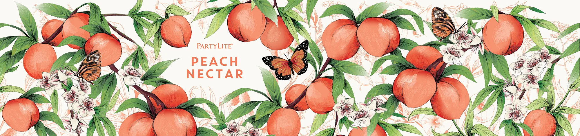 fig. 15. Peach Nectar candle wrap pattern illustration